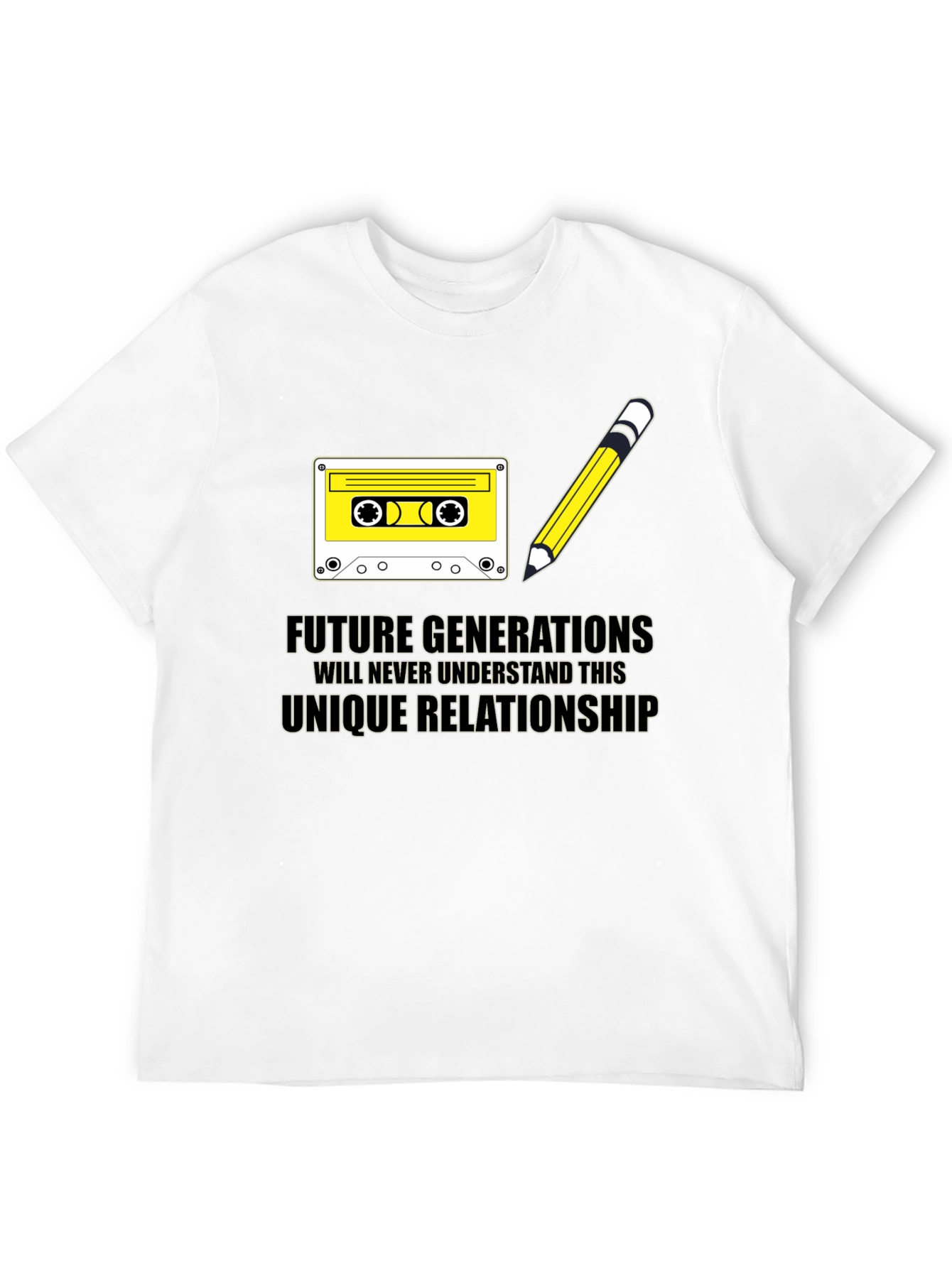 Black Future Generations Unique Relationship Cassette Tape T-Shirt view 12