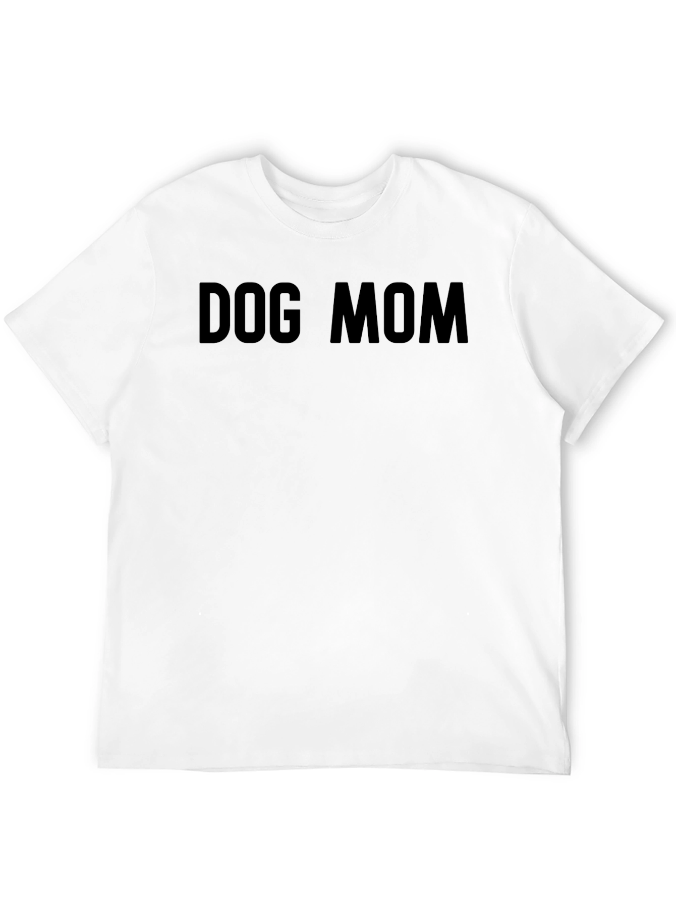 Black Dog Mom Black T-Shirt view 12