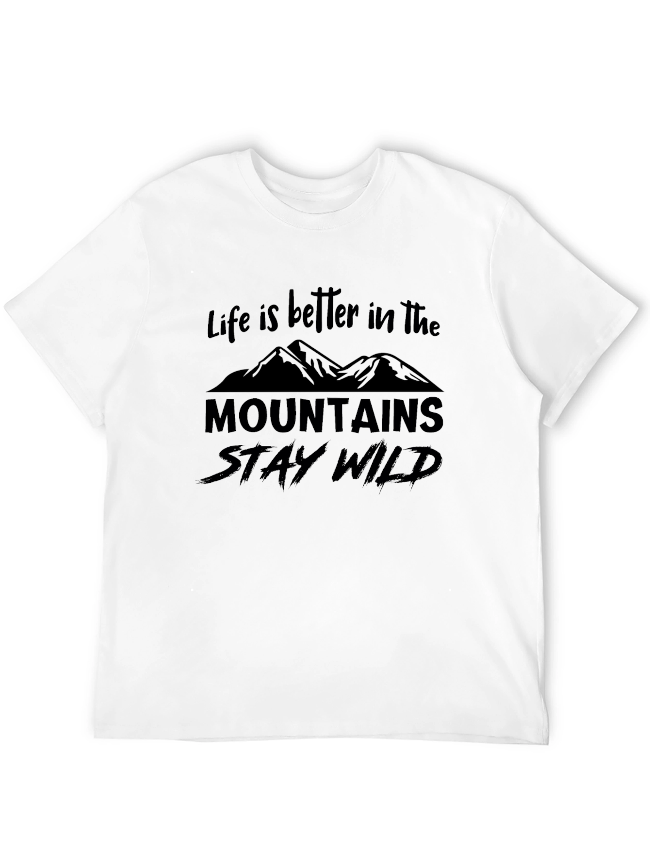 Mountain Life Tee: Stay Wild Adventure Shirt - 12