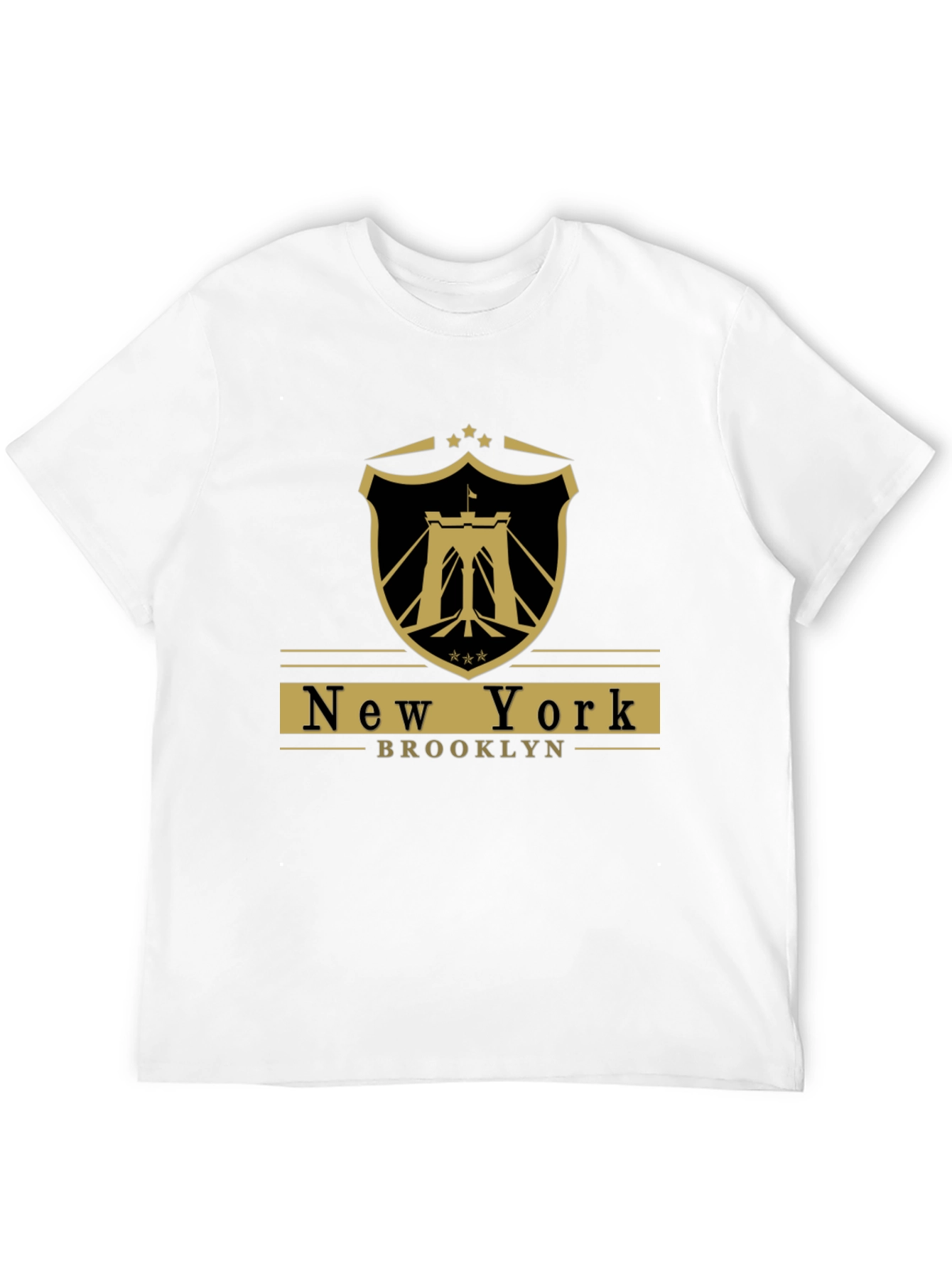 Black New York Brooklyn Black Graphic T-Shirt view 12