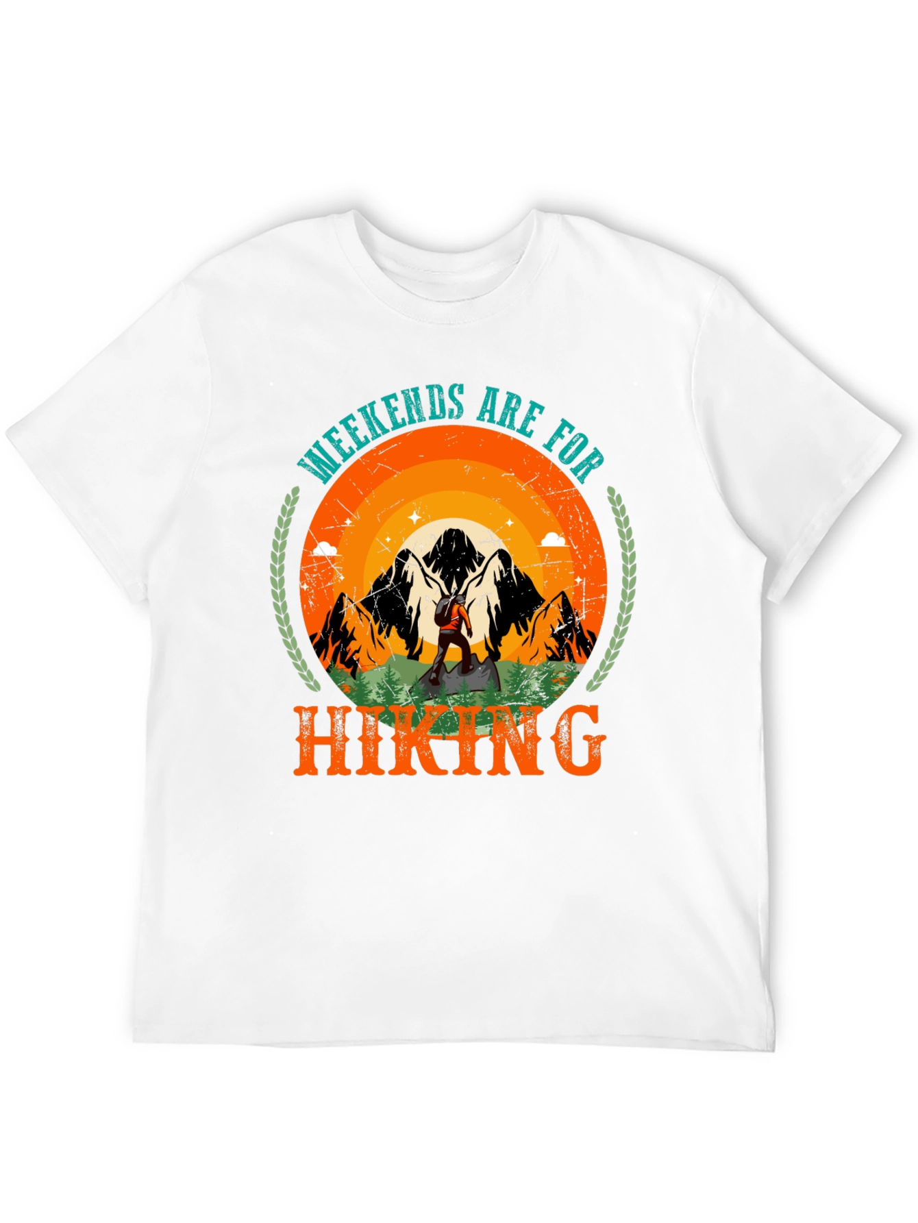 Black Weekend Hiking Graphic Tee view 12