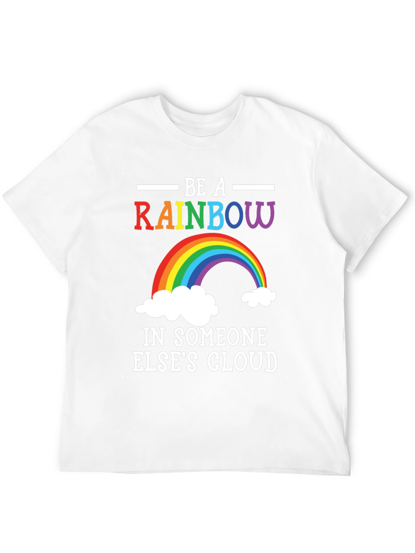 Rainbow Graphic T-Shirt - Be A Rainbow - 12