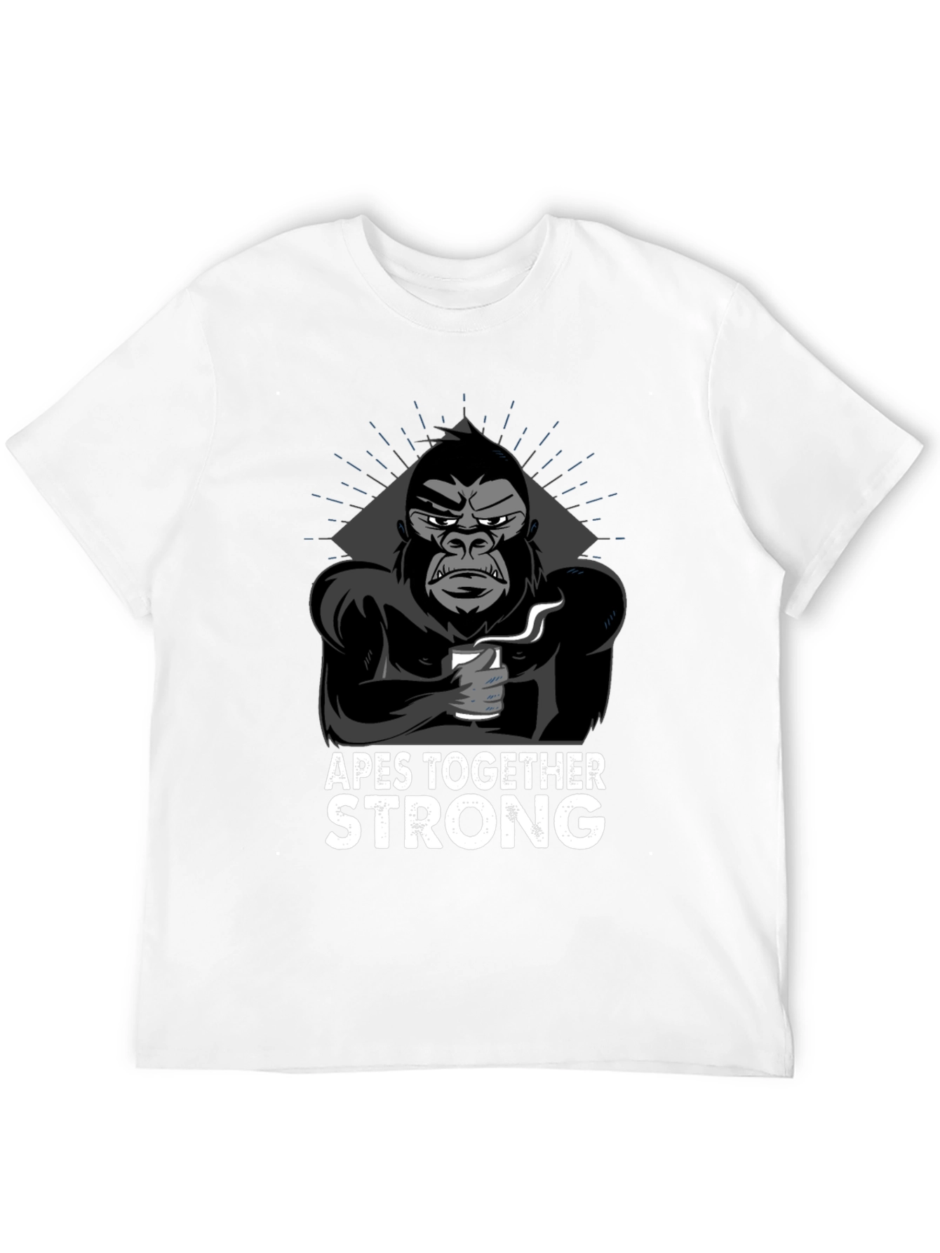 Black Apes Together Strong Graphic T-Shirt view 12