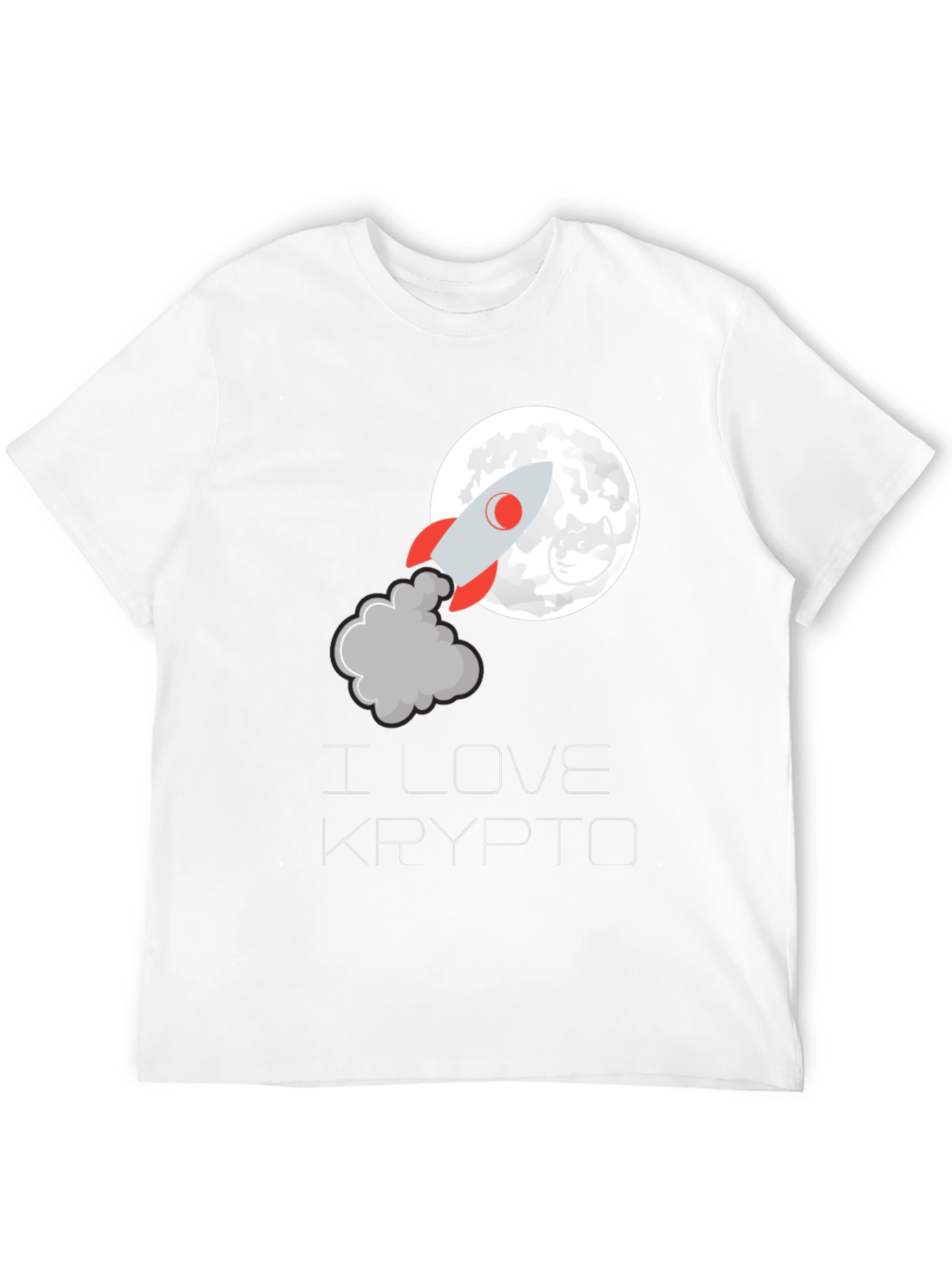 I Love Krypto Rocket T-Shirt - Crypto to the Moon! - 12