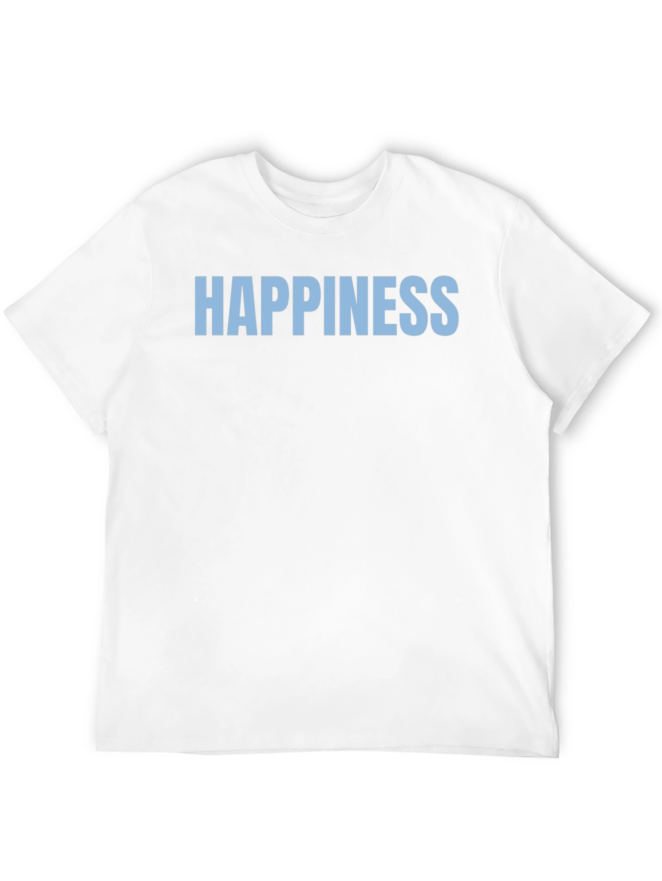 Black Happiness Graphic Tee - Black Casual T-Shirt view 12