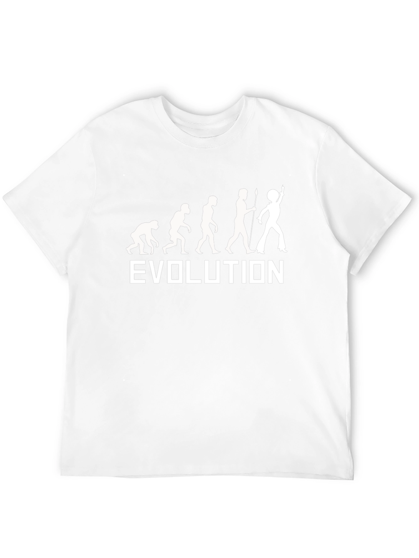 Black Evolution T-Shirt - Humorous Graphic Tee view 12