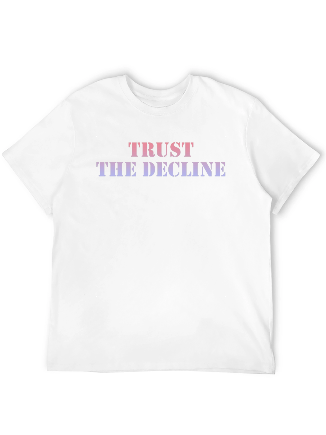 Black Trust The Decline Graphic Tee - Black view 12