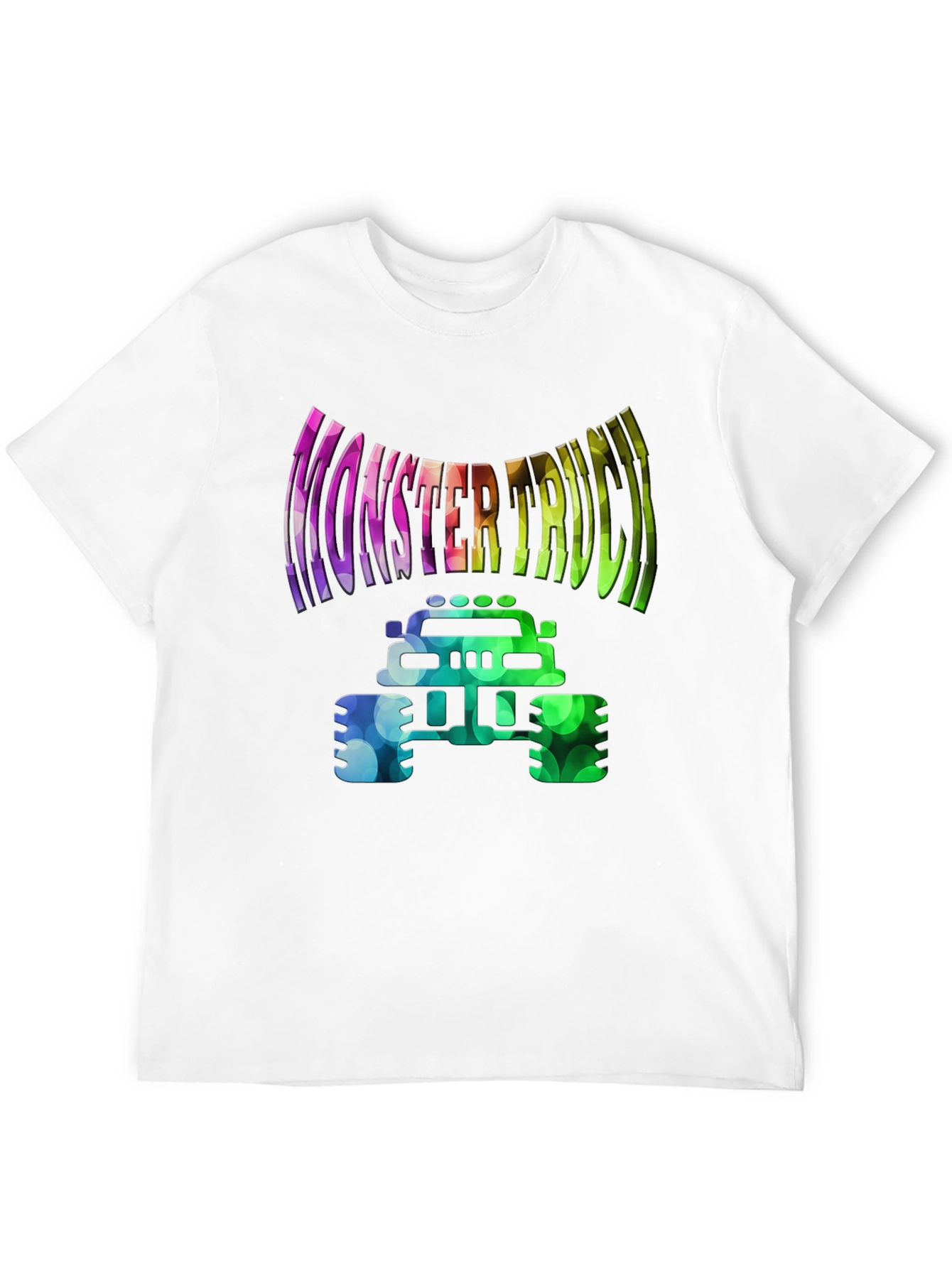 Black Monster Truck Graphic Tee - Vibrant Design Black Shirt view 12