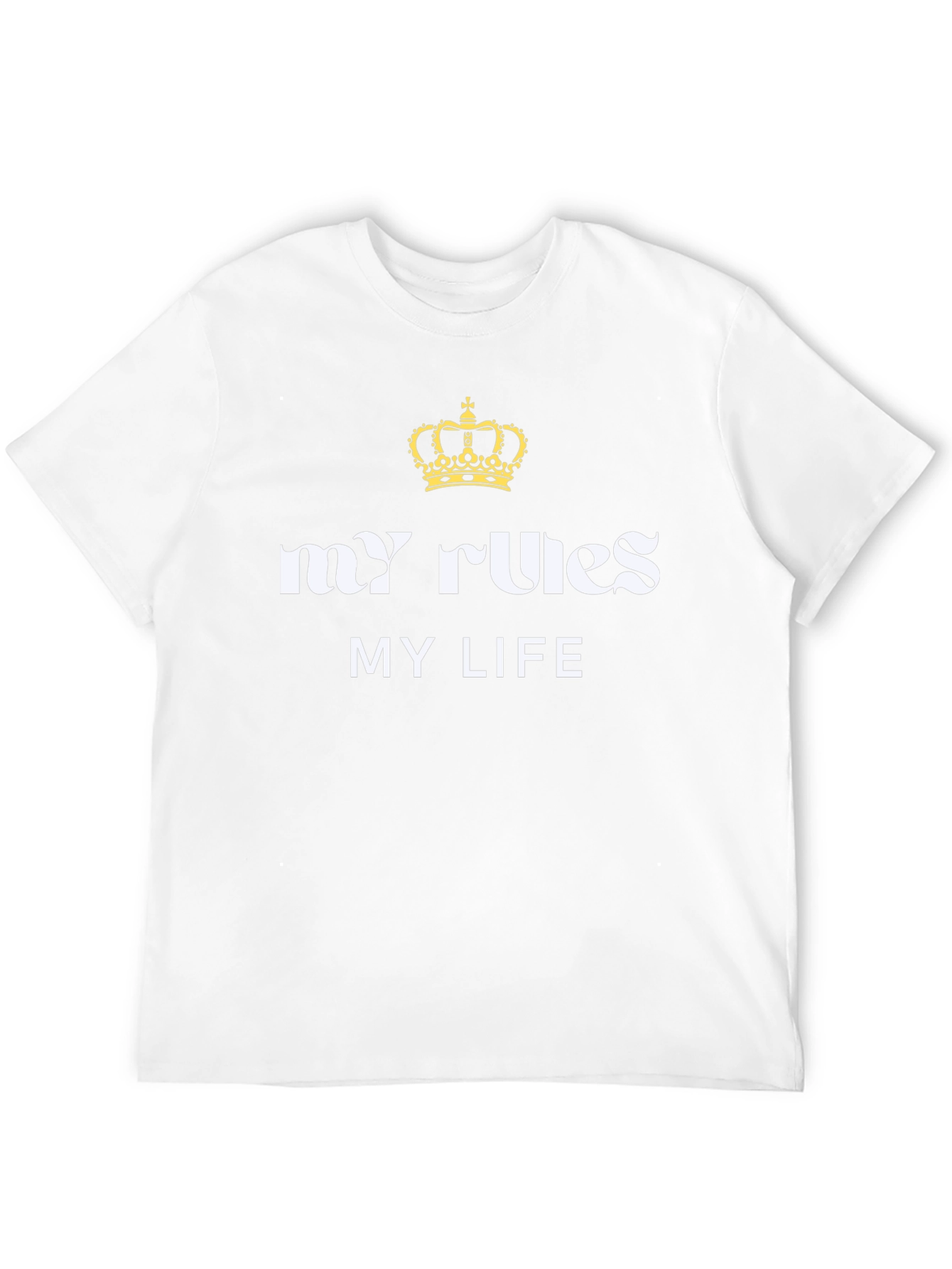 Black My Rules My Life Graphic Tee view 12