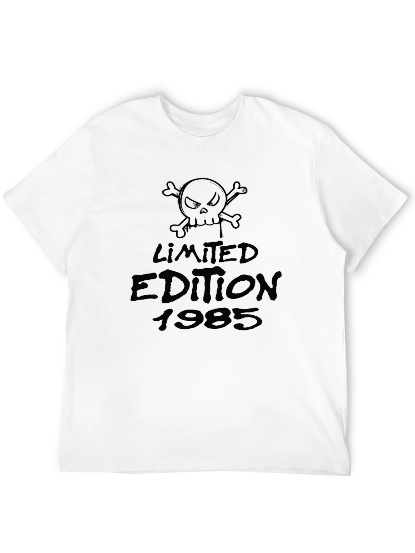 Black Limited Edition 1985 Skull Graphic T-Shirt view 12