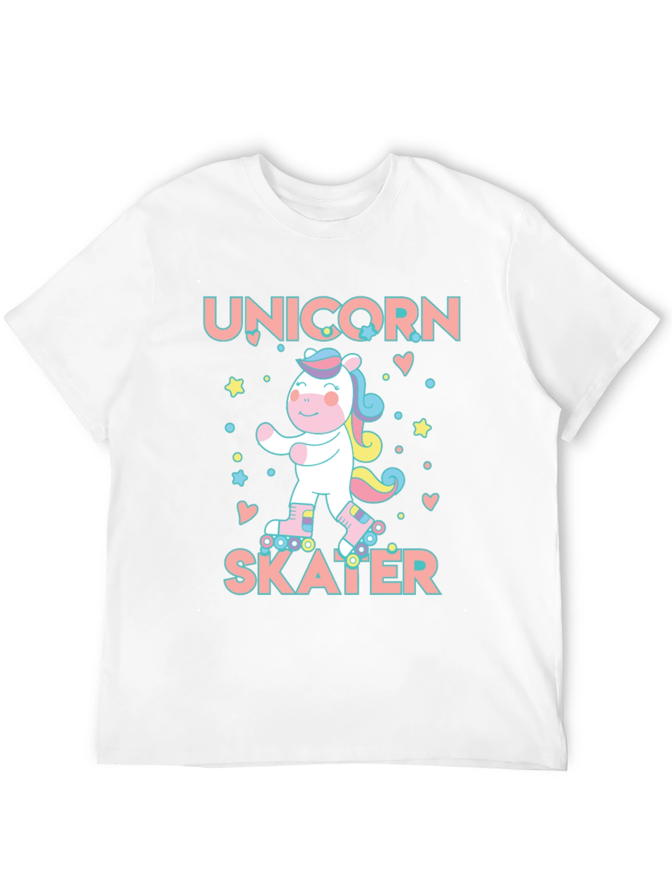 Black Unicorn Skater Graphic Tee - Black T-Shirt view 12