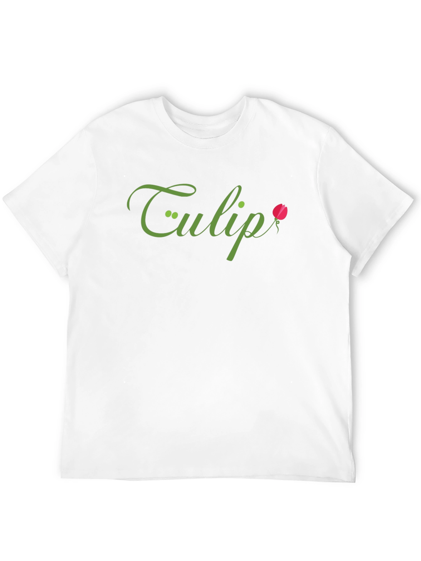 Black Tulip Graphic Black T-Shirt - Soft Cotton Blend view 12