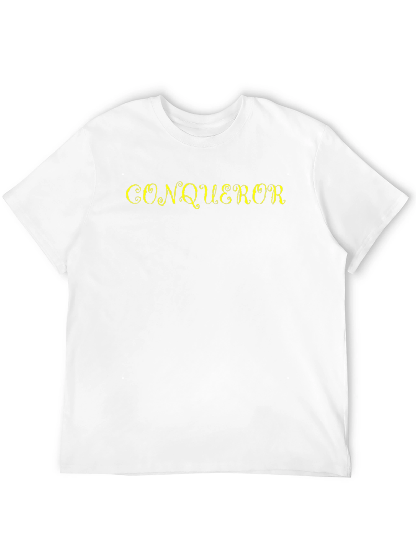 Black Conqueror Graphic Tee - Bold Statement Shirt view 12