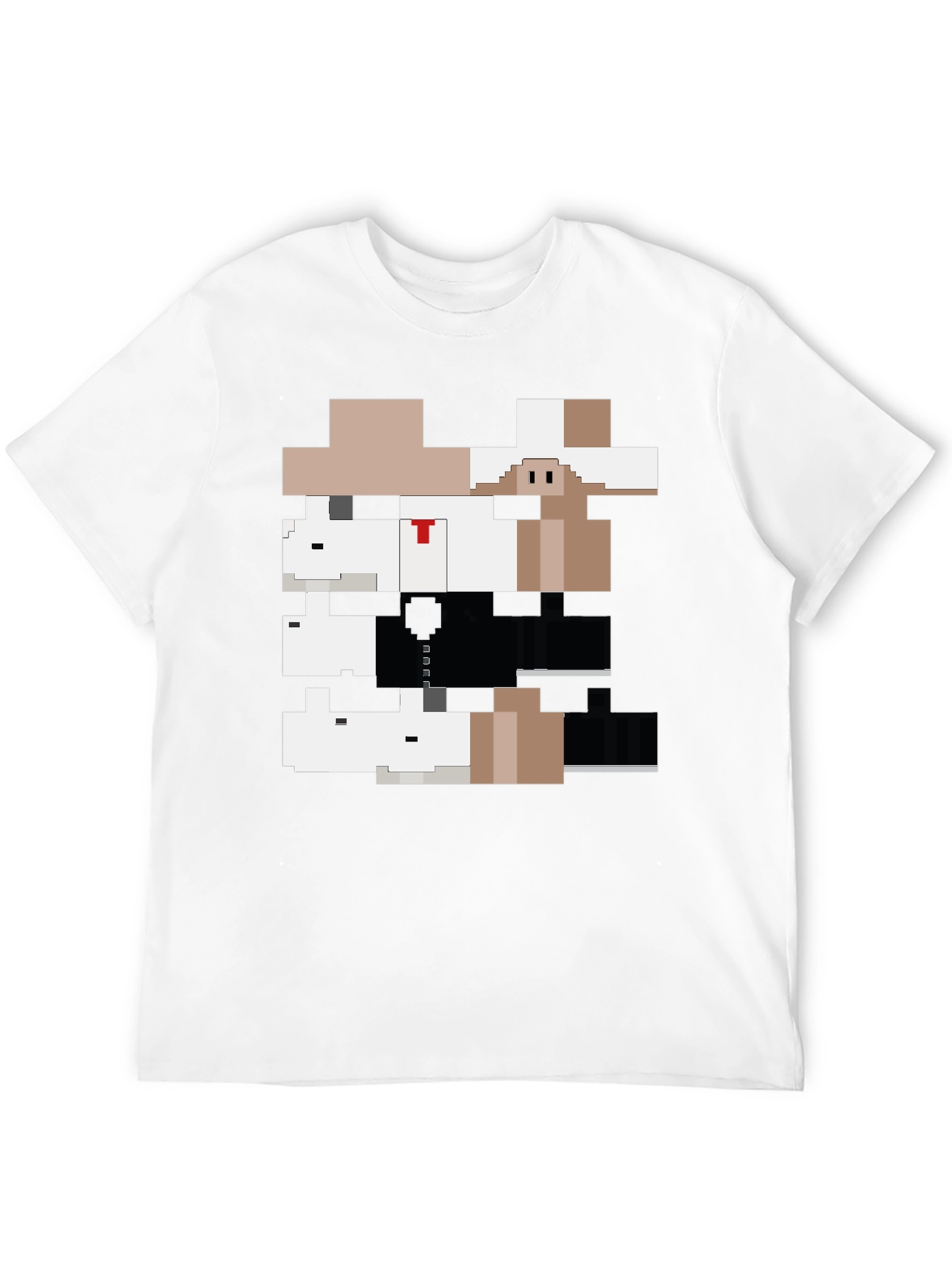 Pixelated Gangster Animals Graphic Tee - 12