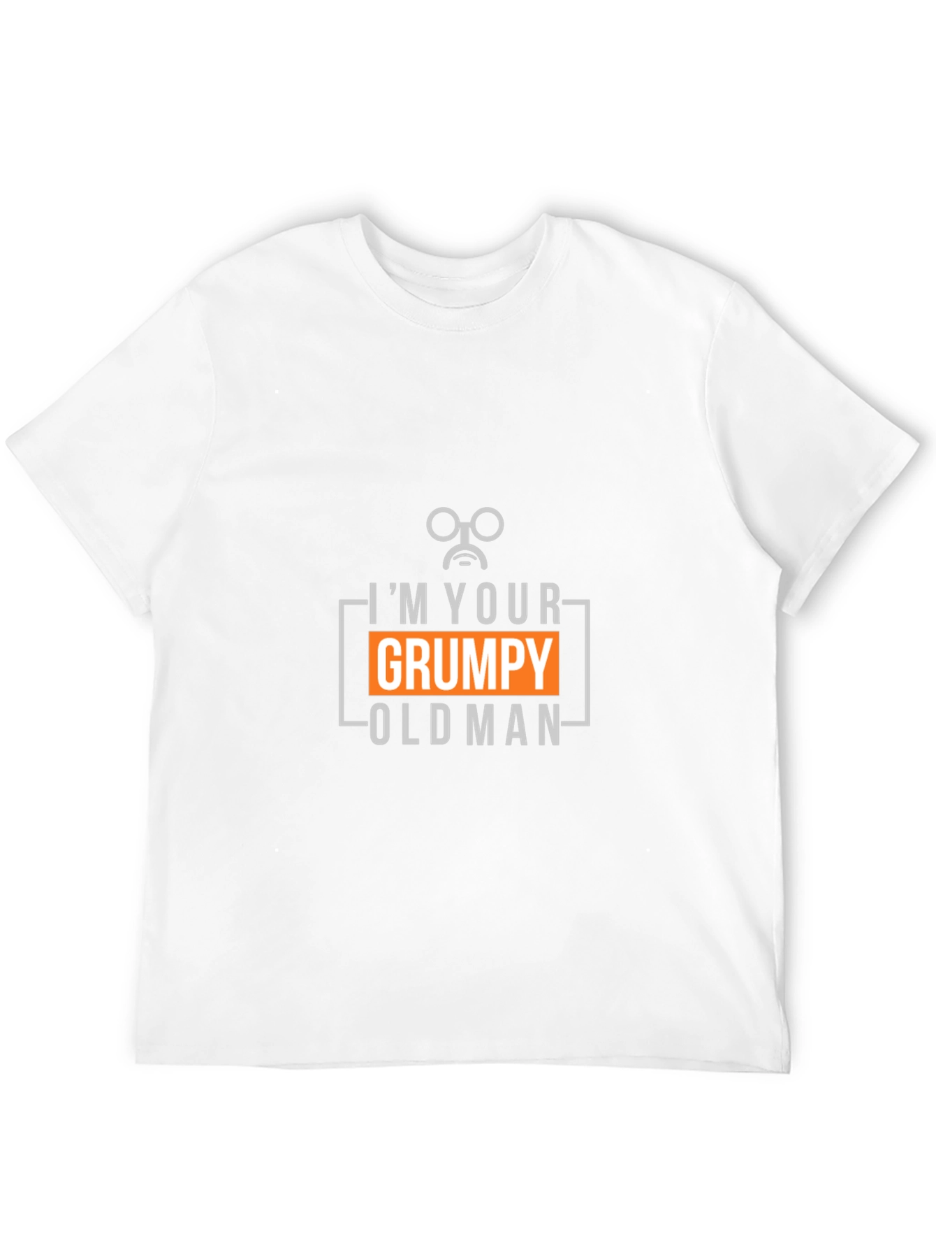 Black Grumpy Old Man Graphic T-Shirt - Black view 12