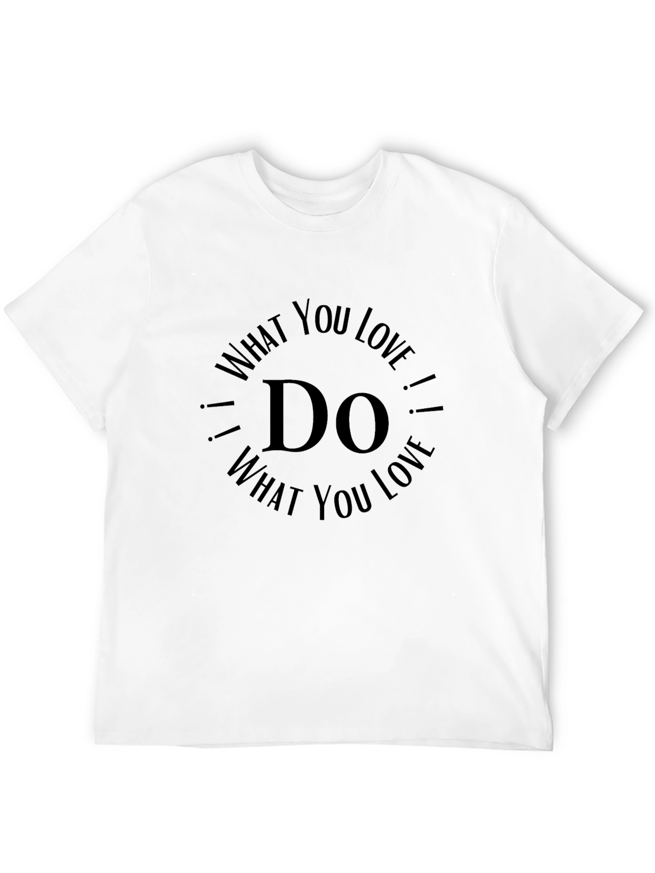 Black What You Love! Graphic Print T-Shirt view 12
