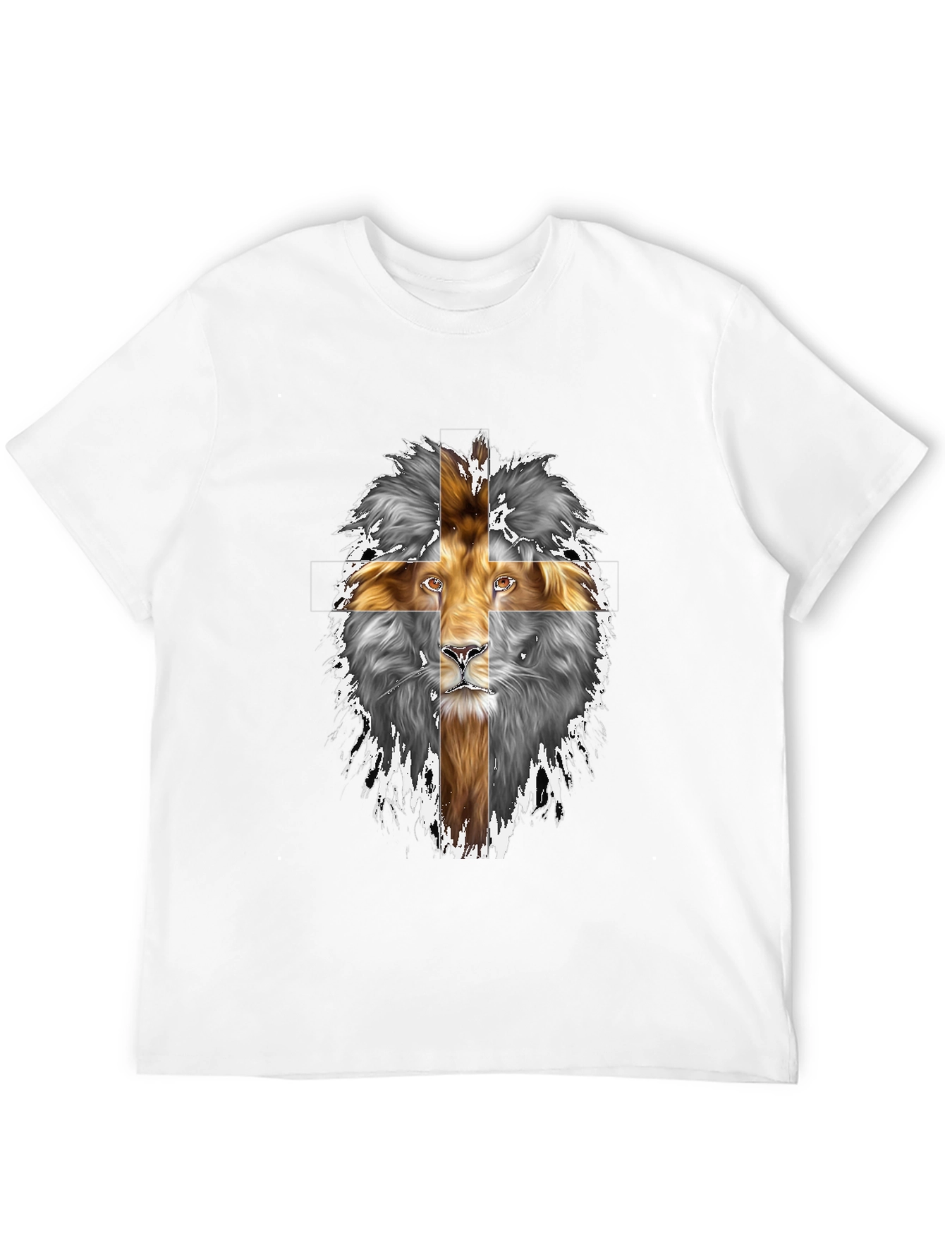 Black Lion England Flag T-Shirt view 12