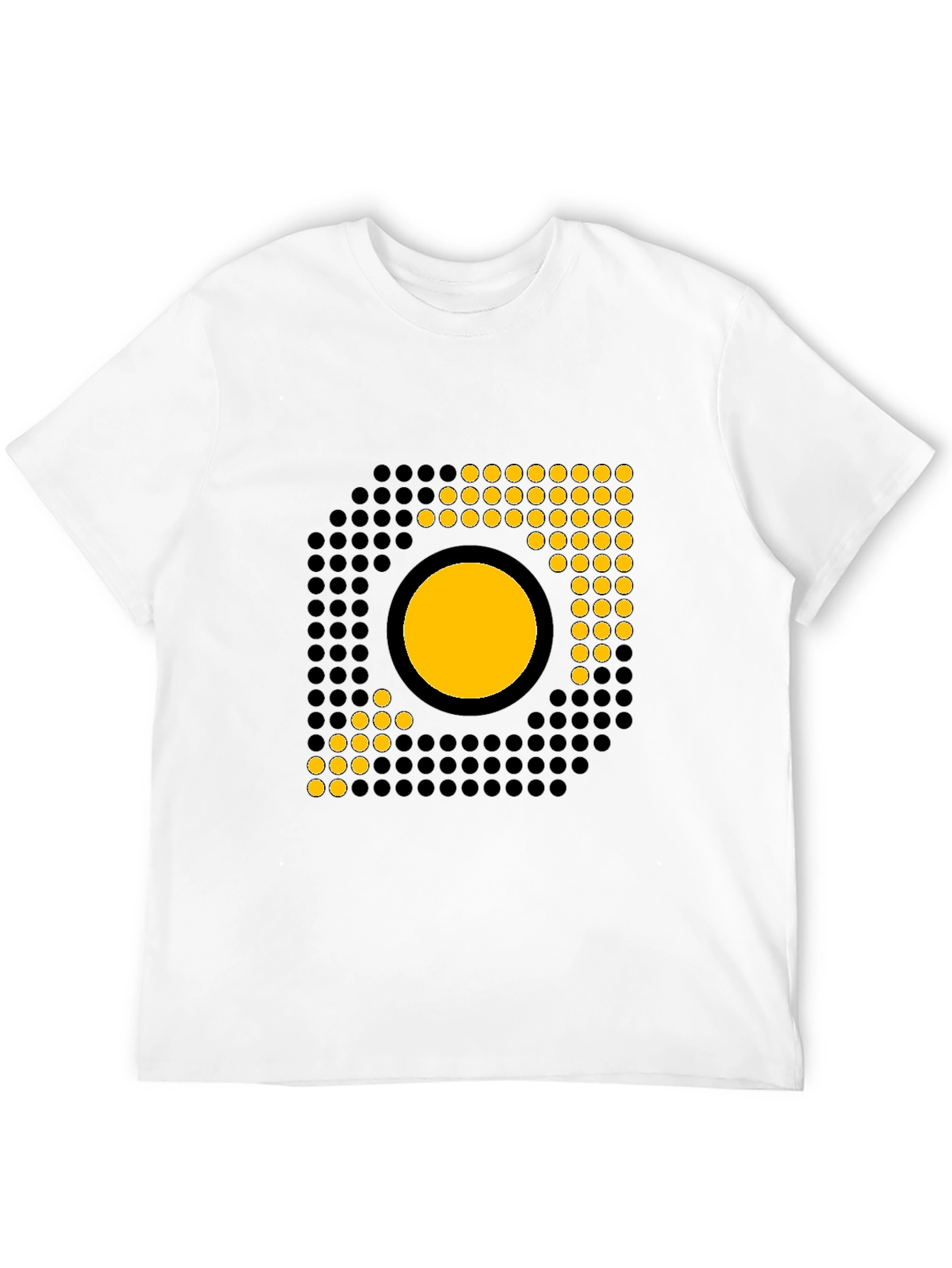 Black Modern Graphic Black T-Shirt view 12