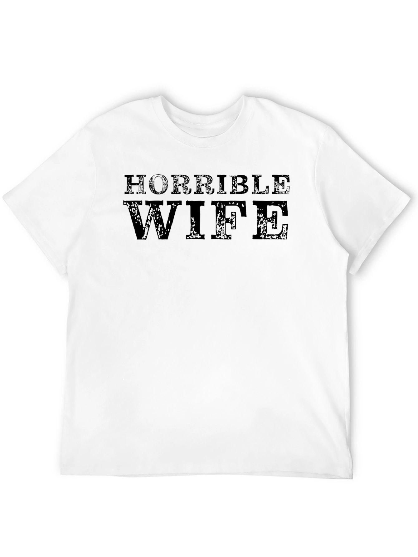 Black Horrible Wife Graphic Novelty T-Shirt view 12