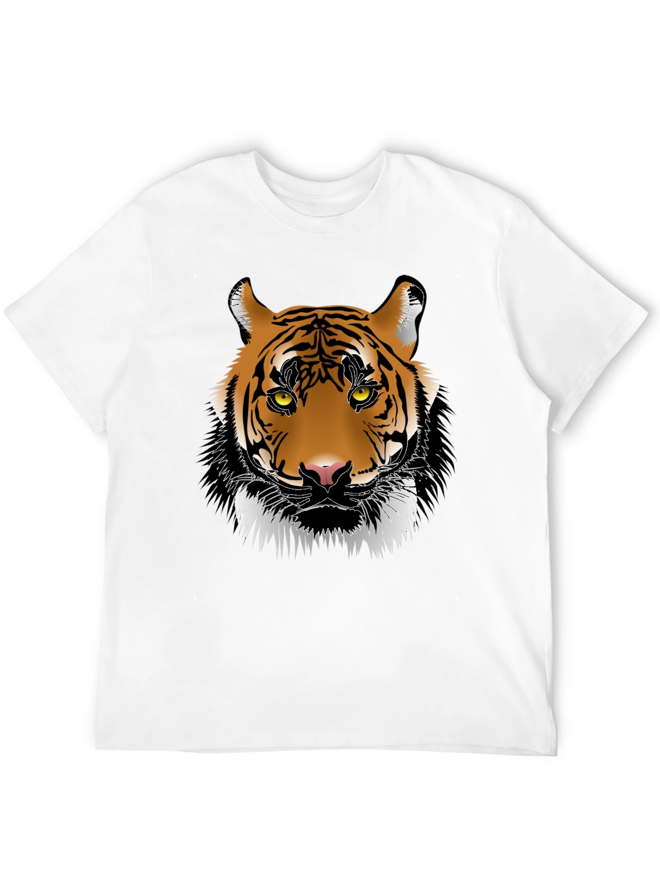 Black Tiger Graphic Black T-Shirt view 12