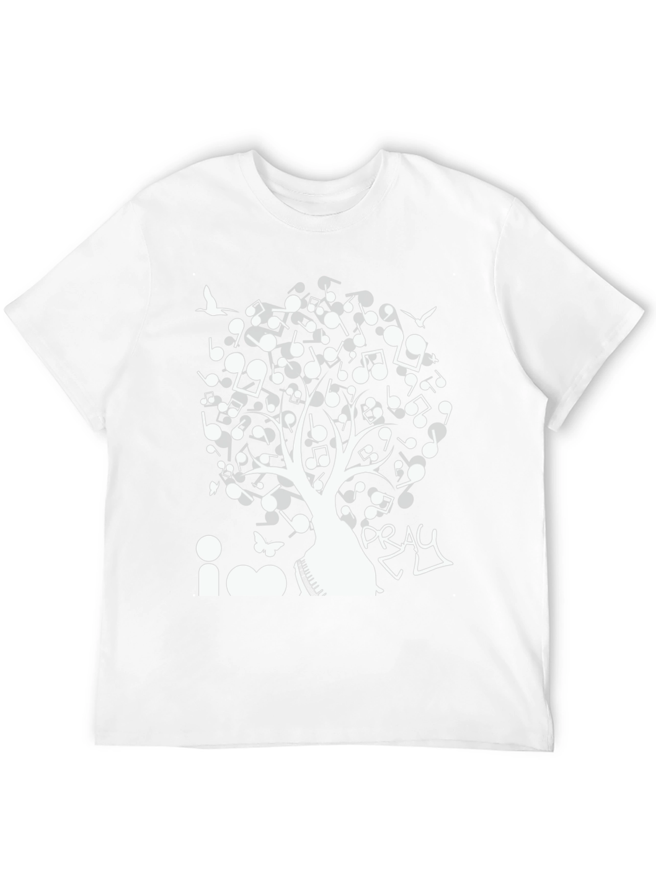 Black Music Tree Graphic Tee view 12