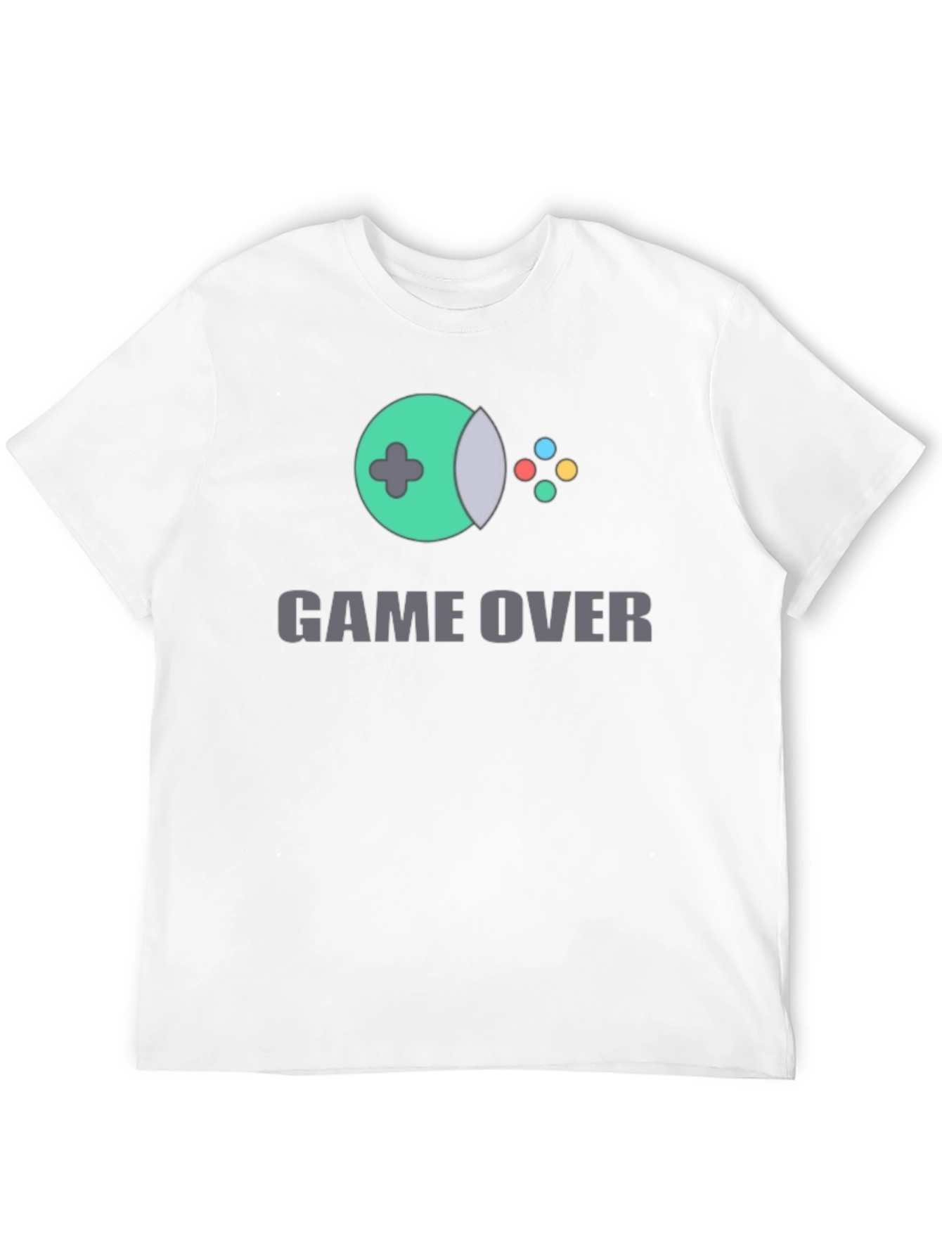 Black Game Over Graphic T-Shirt - Gamer Style Tee view 12
