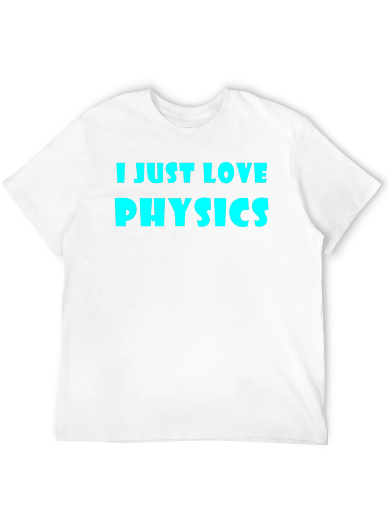 Black I Just Love Physics Black T-Shirt view 12