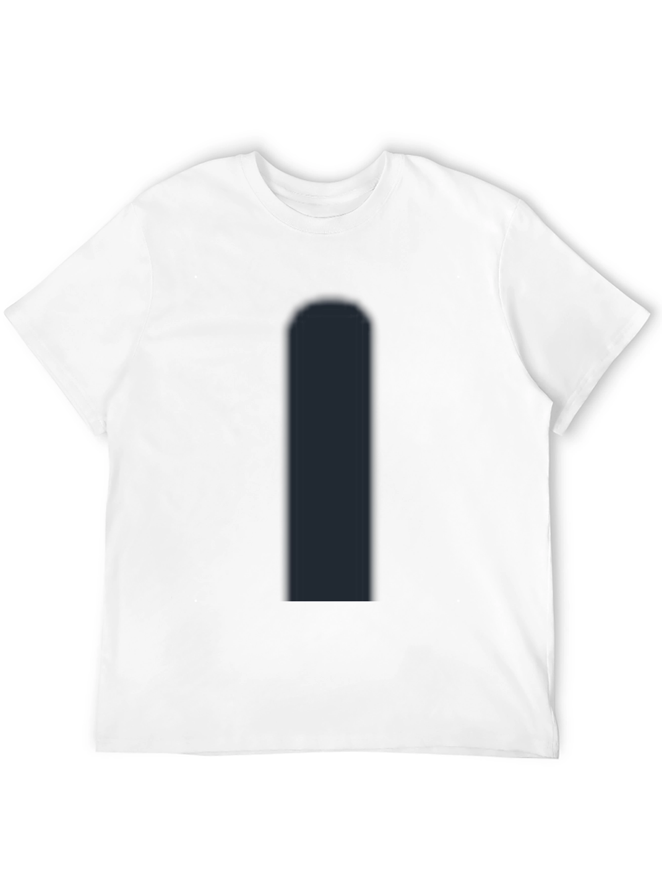 Black Men's Black T-Shirt - Casual Style view 12