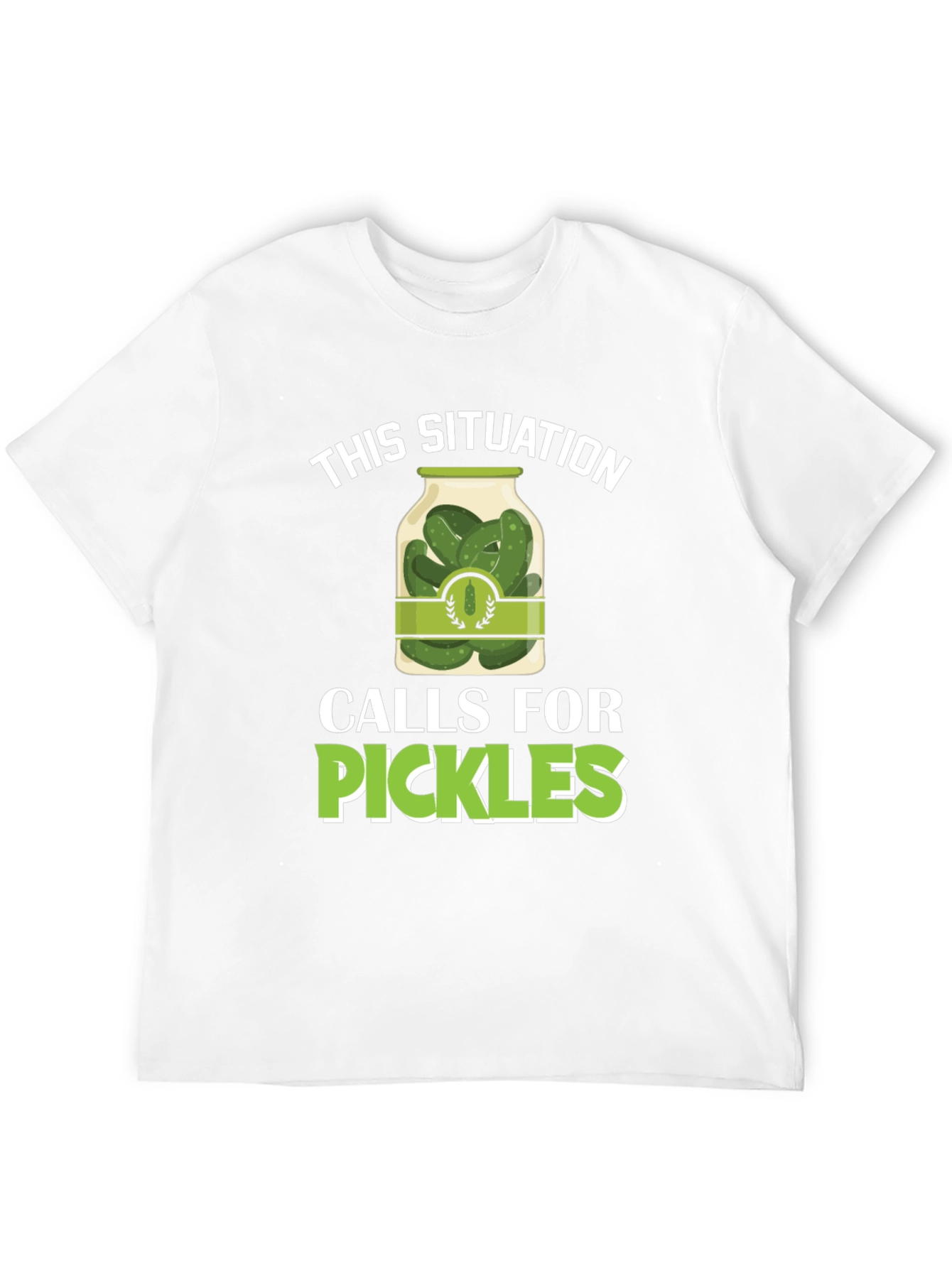 Black Pickles Situation T-Shirt Funny Foodie Tee view 12