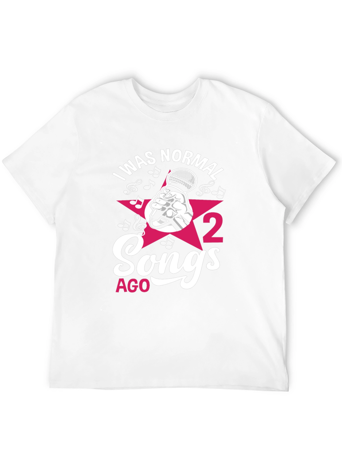 Black I Was Normal 2 Songs Ago Black Graphic Tee view 12