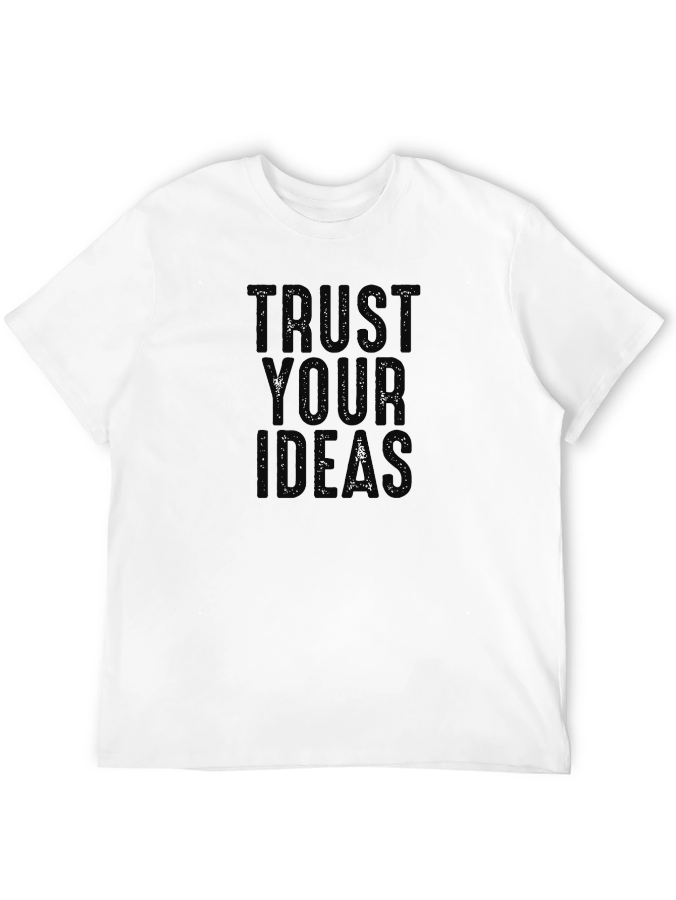 Black Trust Your Ideas Black Graphic Tee view 12