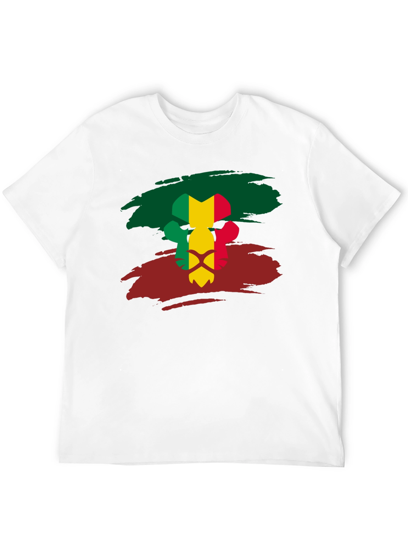 Mali Flag Lion Head T-Shirt - 12