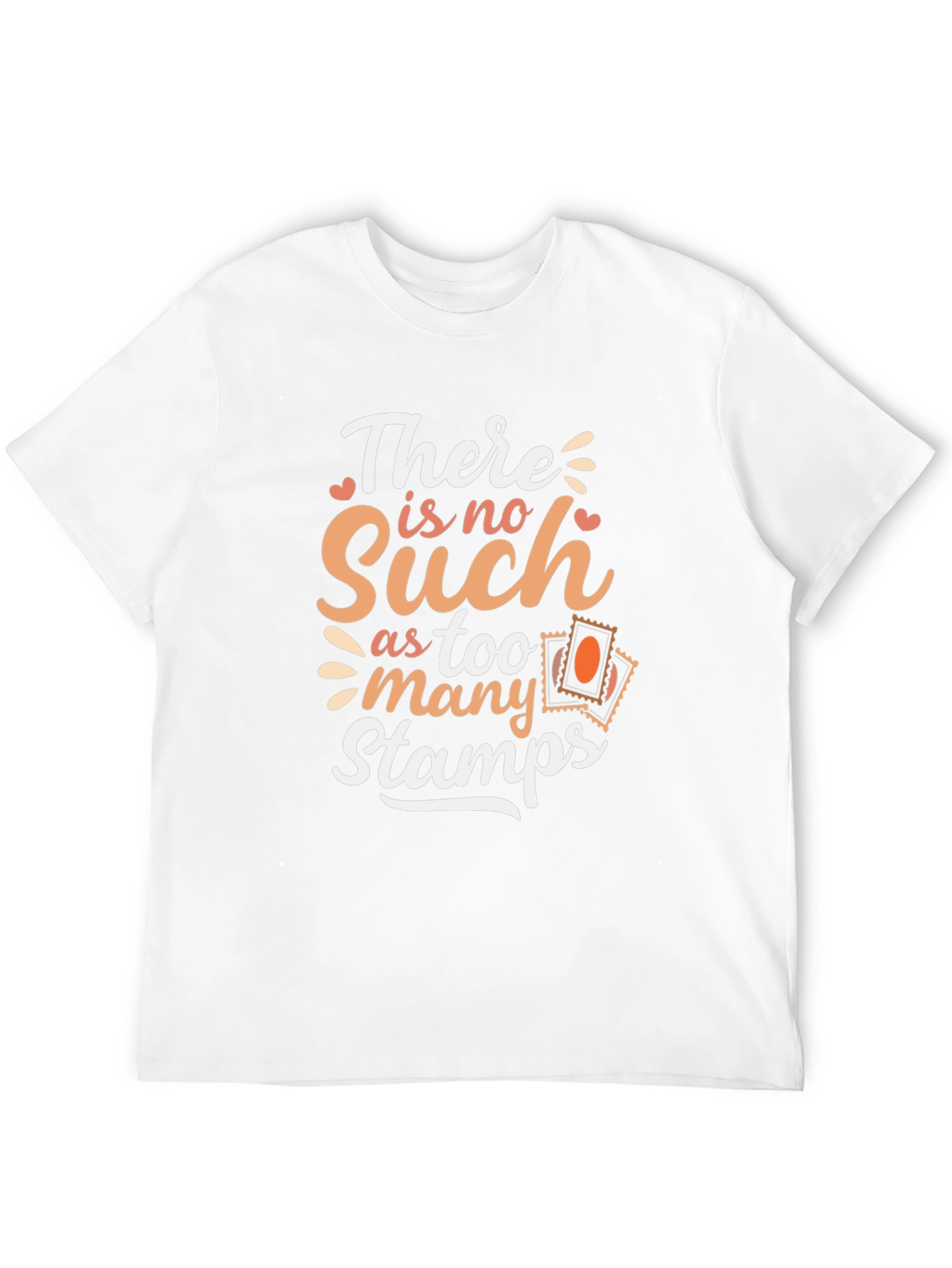 Black Funny Stamp Collector T-Shirt view 12