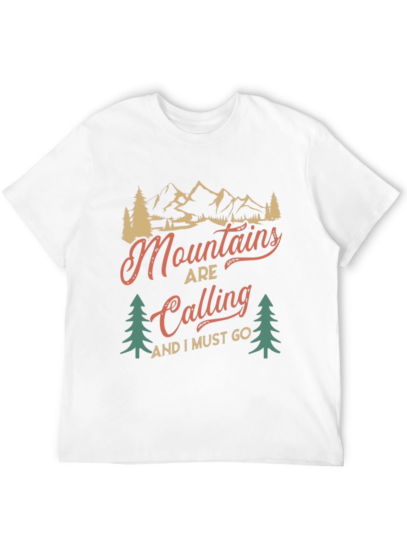 Black Mountains Are Calling Black Graphic Tee view 12