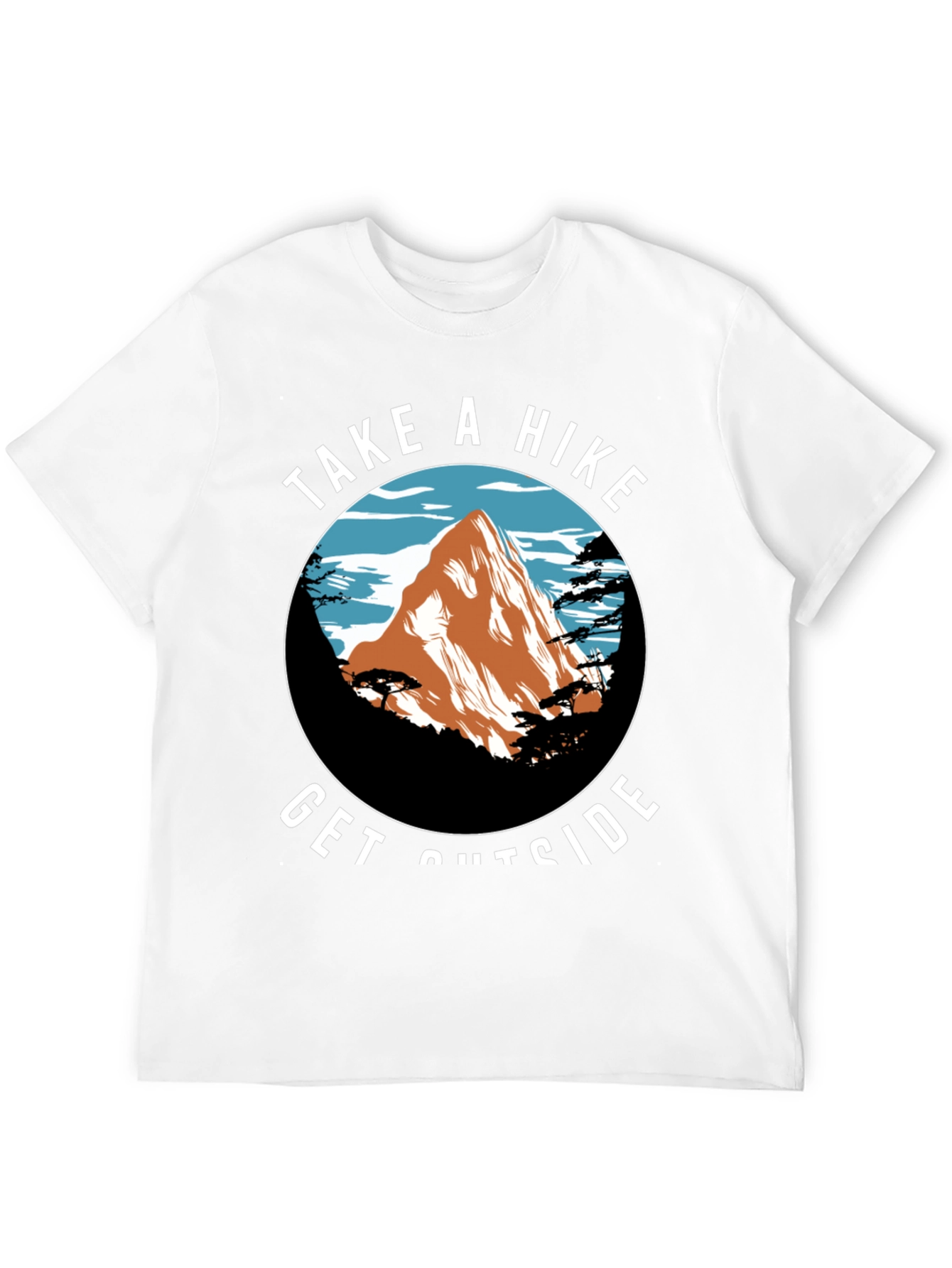 Black Take a Hike Tee - Nature Adventure Shirt view 12