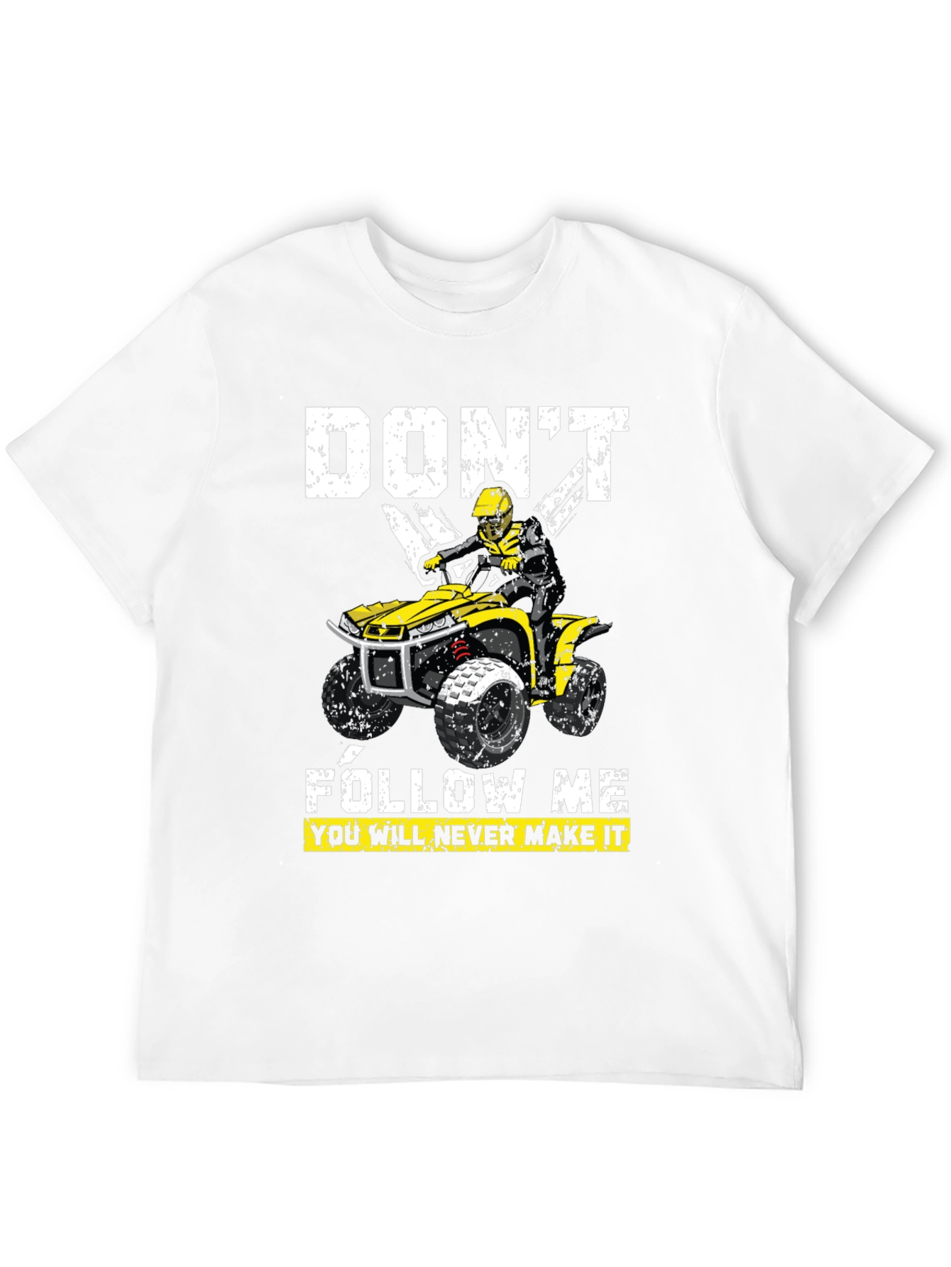 Black Don't Follow Me ATV T-Shirt view 12