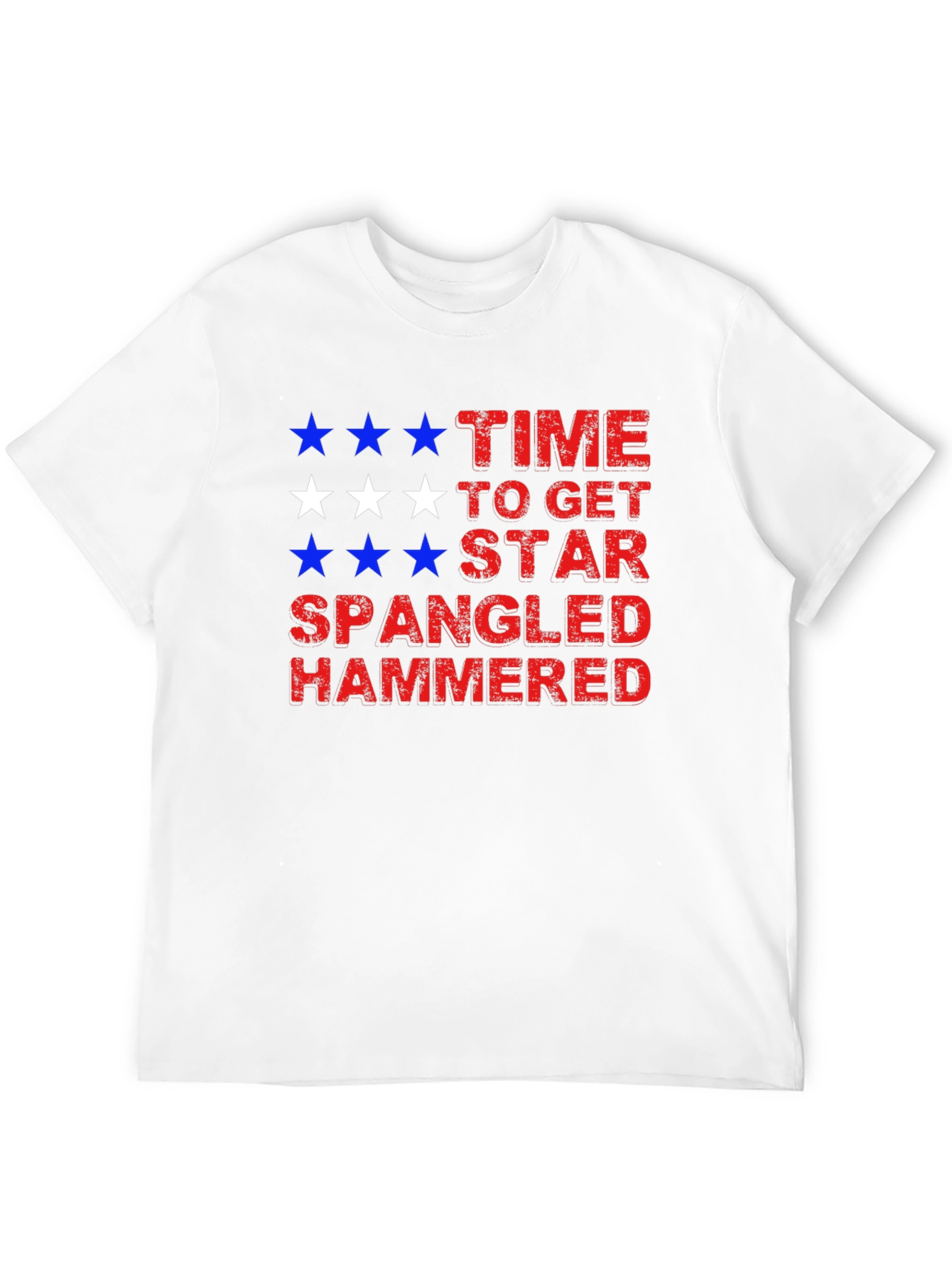 Black Star Spangled Hammered Tee view 12