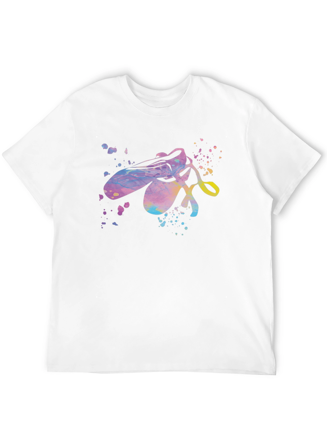 Black Ballet Shoes T-Shirt - Artistic Dancer Tee view 12