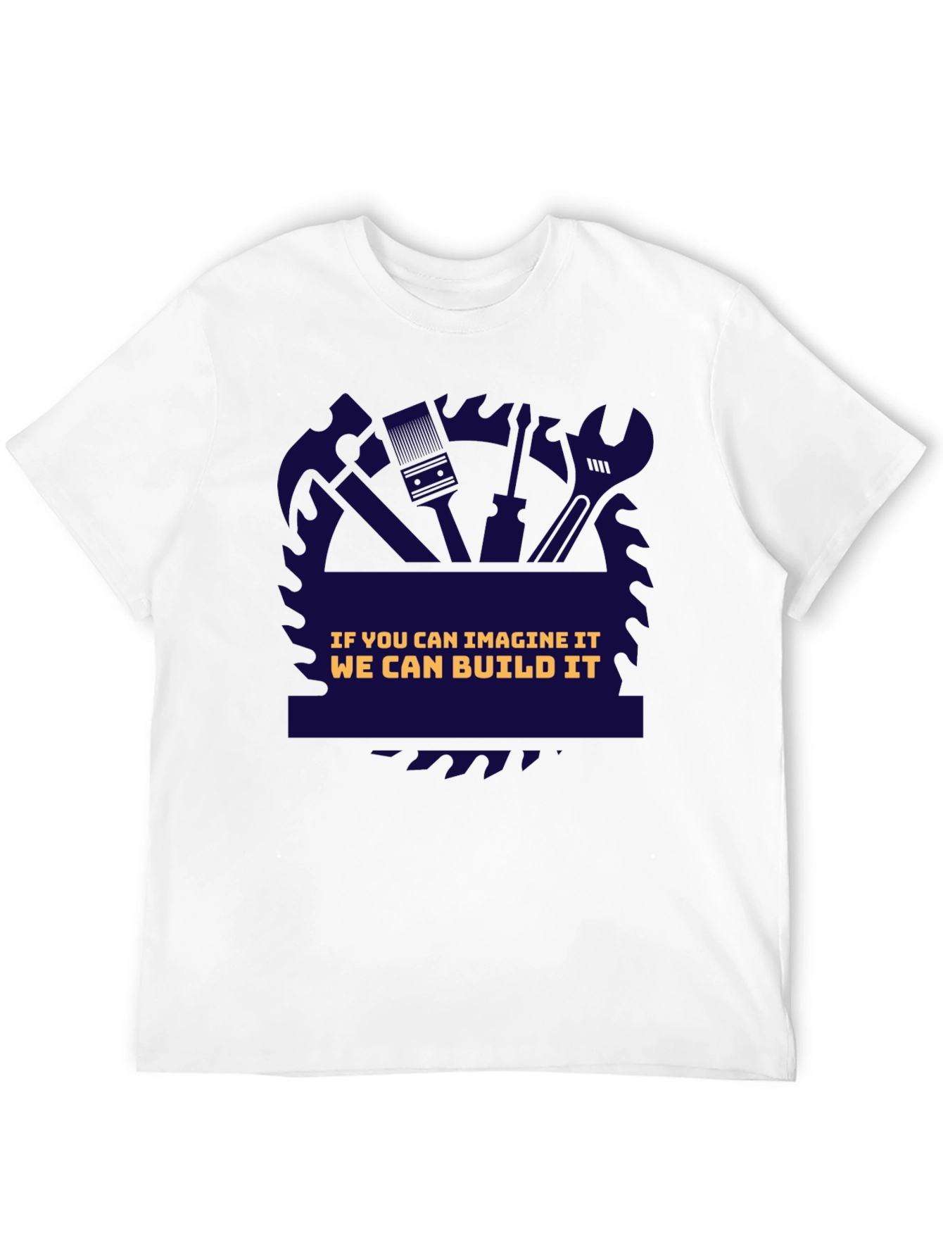 Black Carpenter's Vision T-Shirt - We Can Build It! view 12