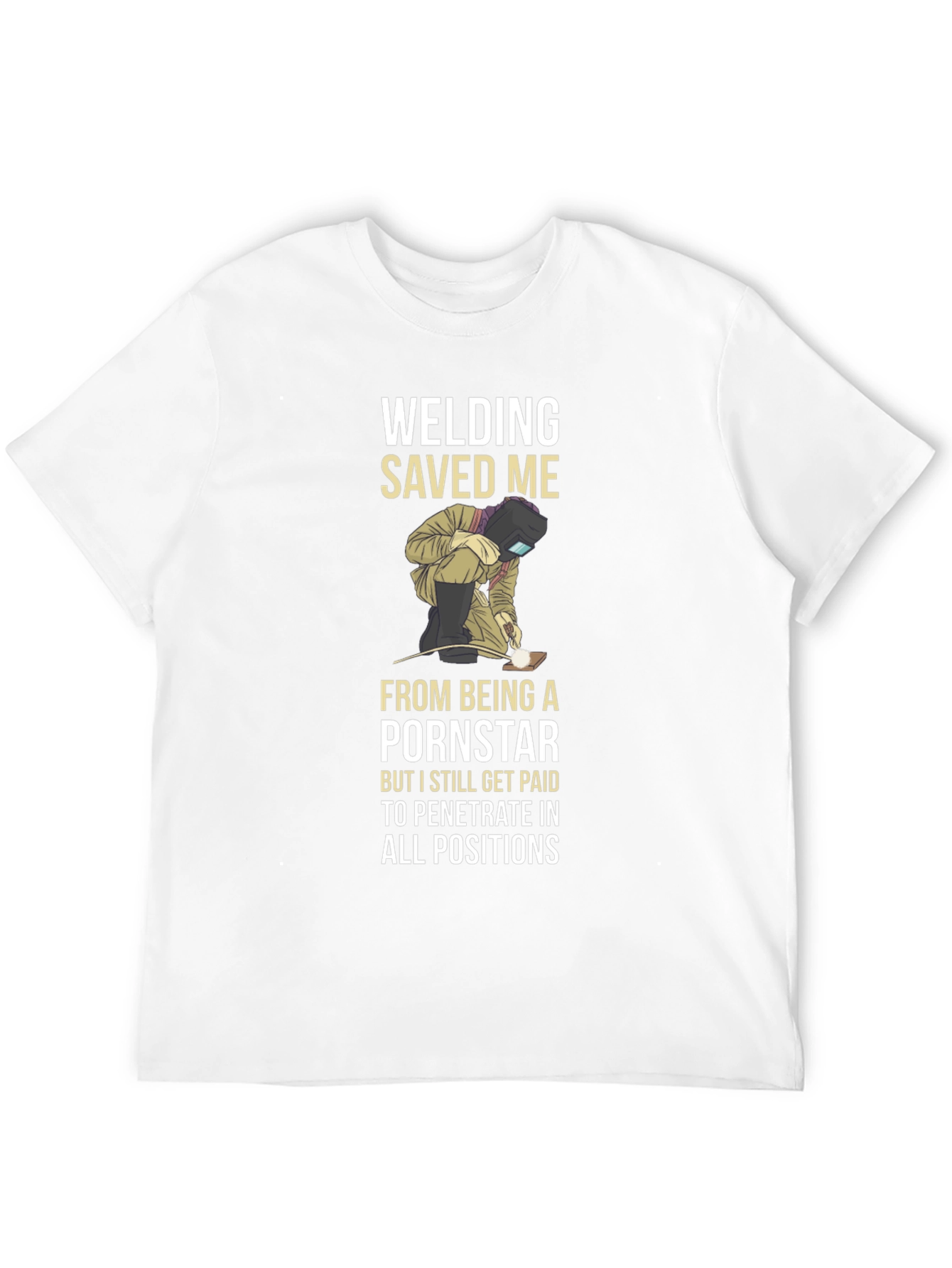 Welding Saved Me T-Shirt Funny Welder Tee - 12