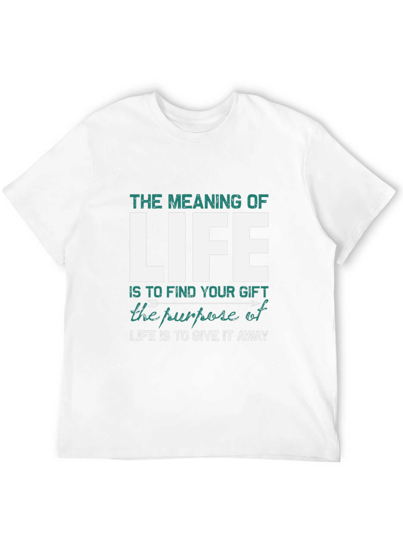 Black Meaning of Life Graphic T-Shirt - Find Your Gift view 12