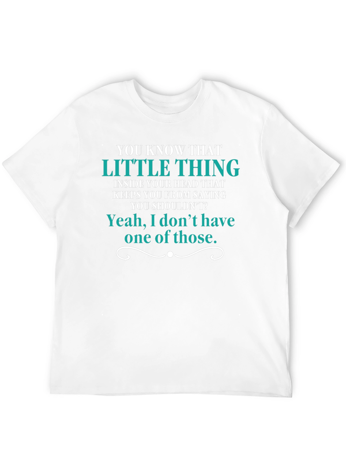 Black Funny Graphic T-Shirt - Little Thing view 12