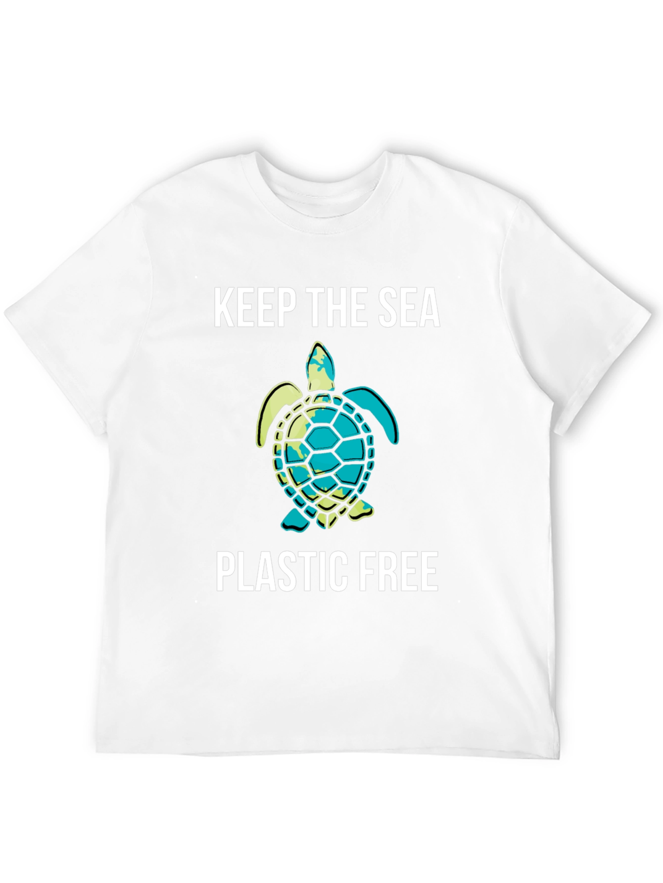Black Keep The Sea Plastic Free Tee view 12