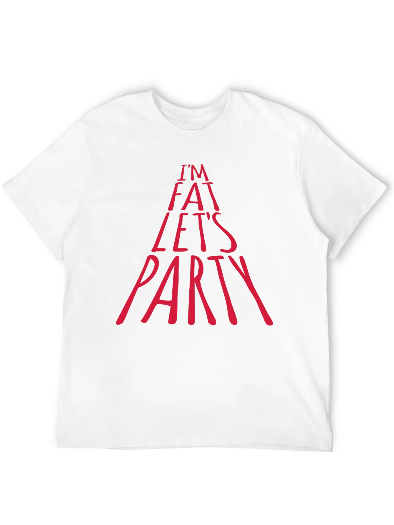 Black I'm Fat Let's Party Graphic Tee - Black view 12