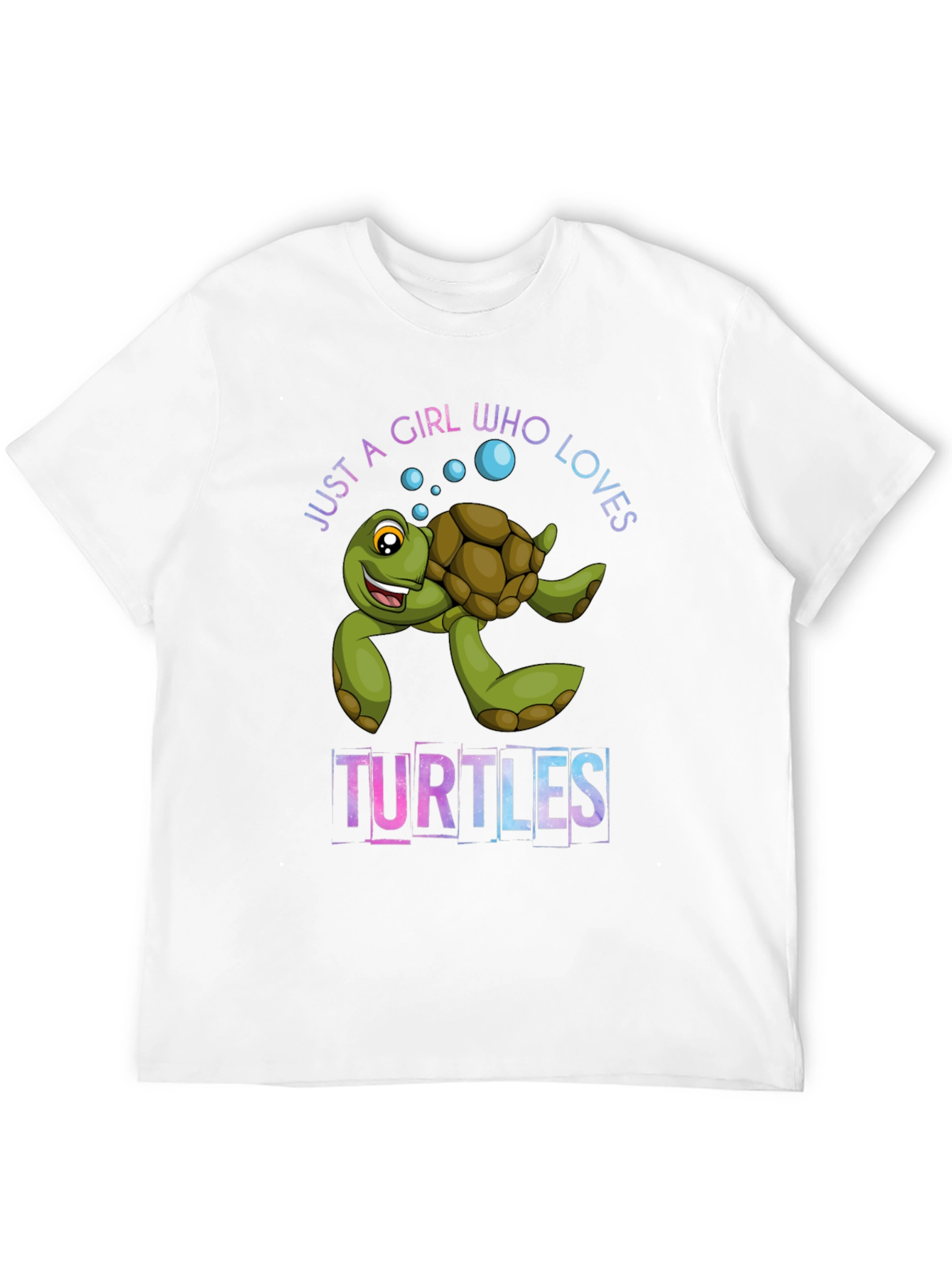 Black Girl Who Loves Turtles Graphic T-Shirt view 12