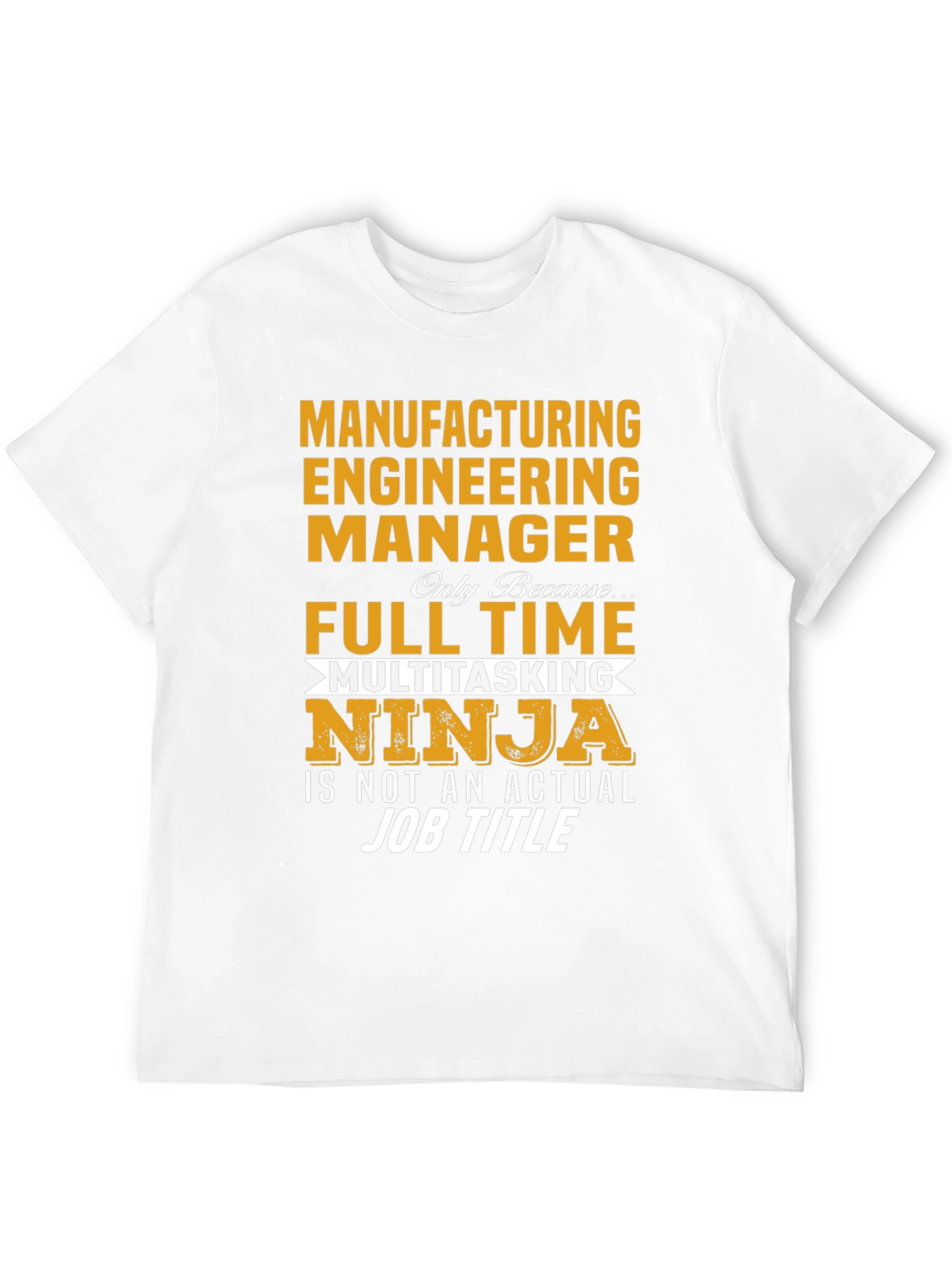 Black Manufacturing Engineering Manager T-Shirt view 12