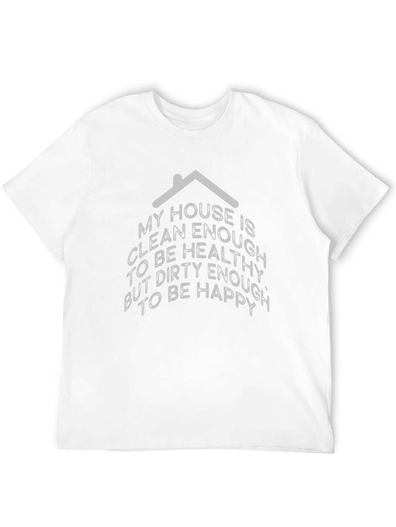 Black Funny "My House" Graphic T-Shirt view 12