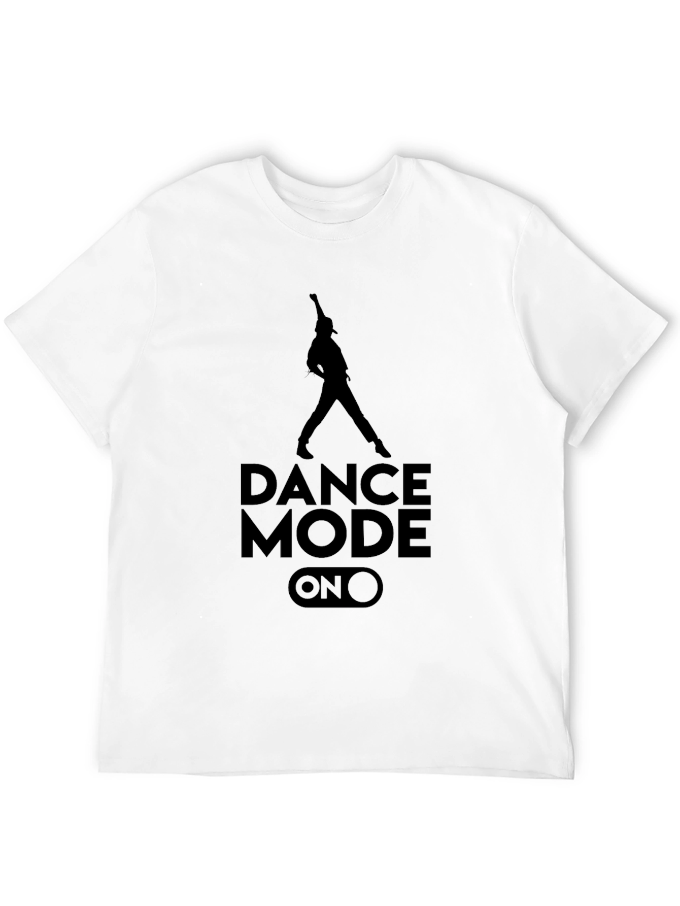 Black Dance Mode On Graphic Tee - Black view 12