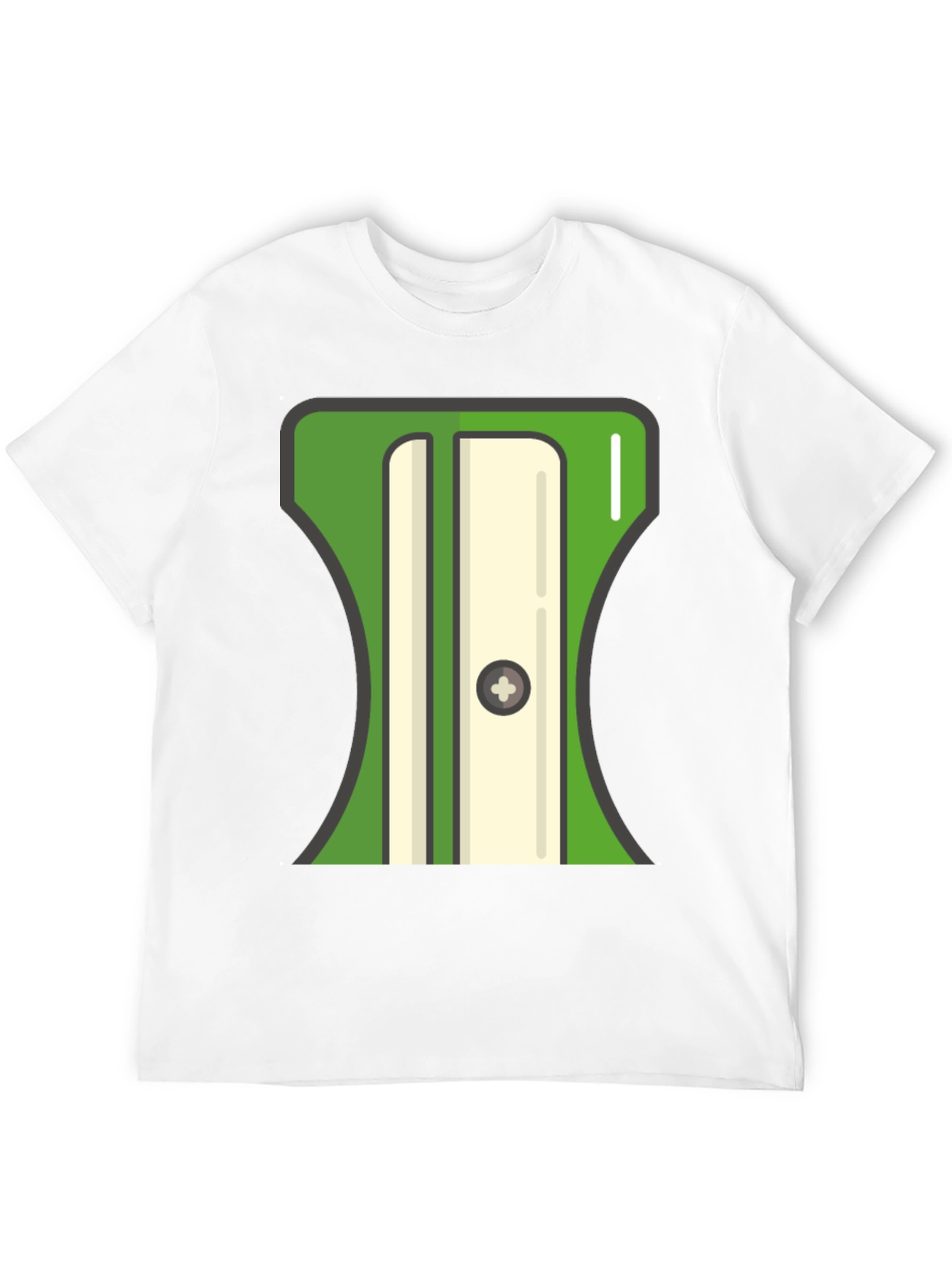 Black Pencil Sharpener Graphic T-Shirt view 12