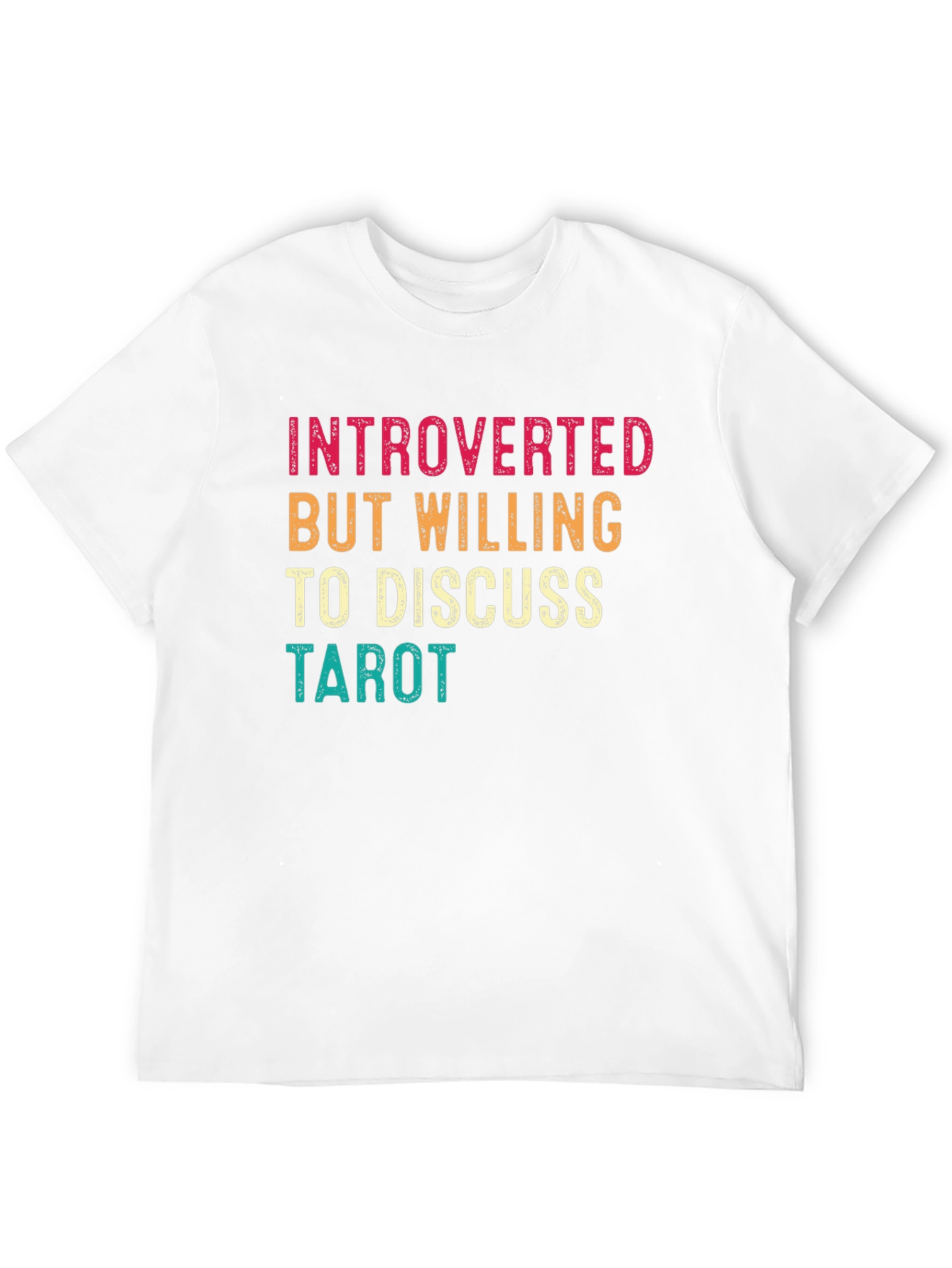 Black Introverted Tarot T-Shirt view 12